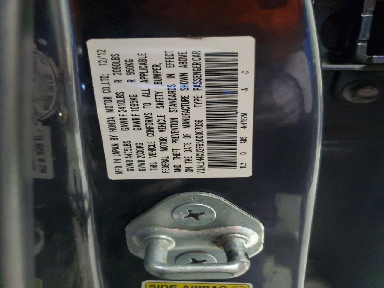 2013 Acura Tsx Tech Черный vin: JH4CU2F65DC007036