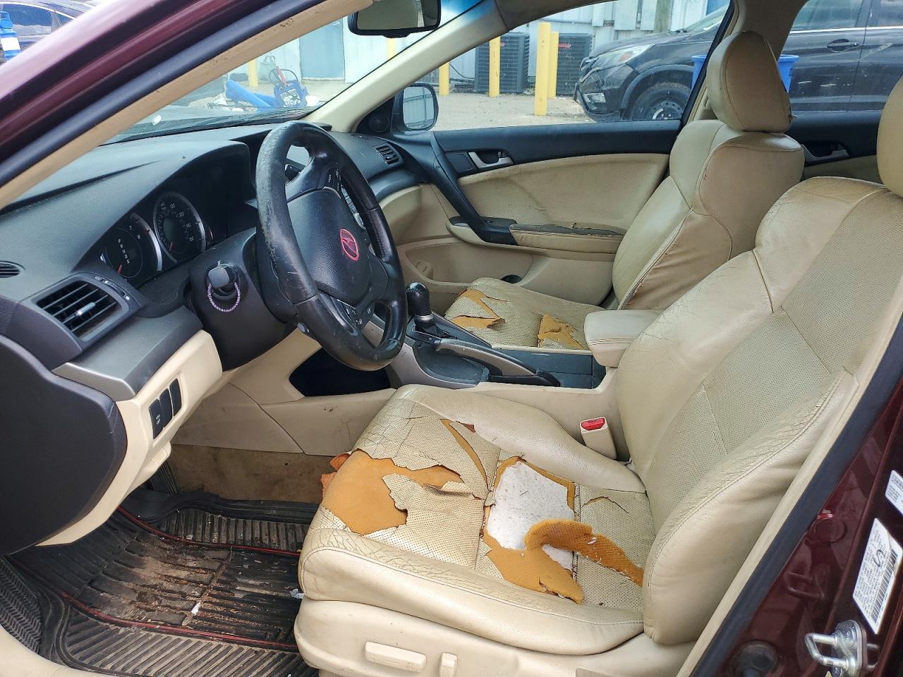 2010 Acura Tsx Темно-бордовый vin: JH4CU2F66AC006179