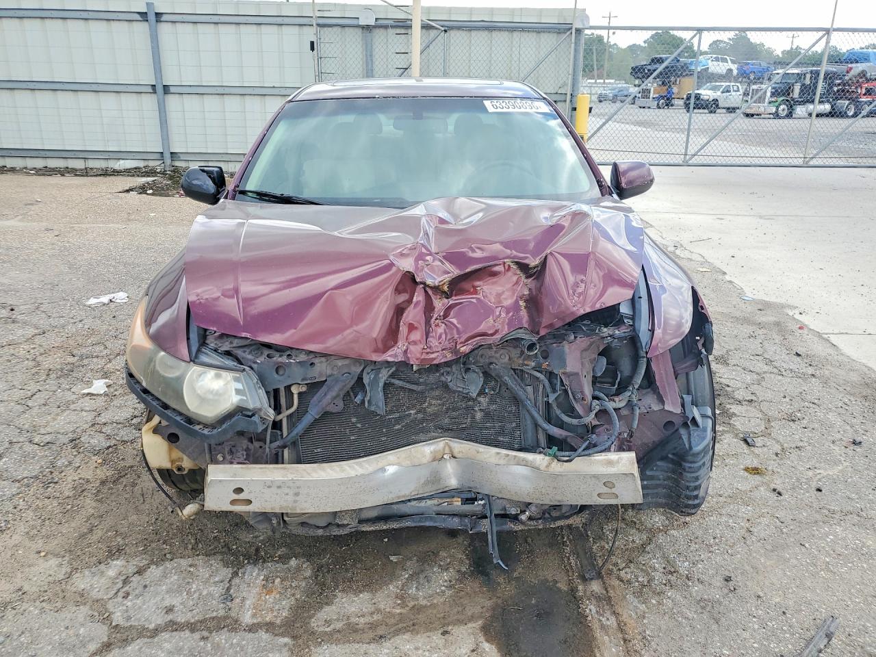 2010 Acura Tsx Темно-бордовый vin: JH4CU2F66AC006179