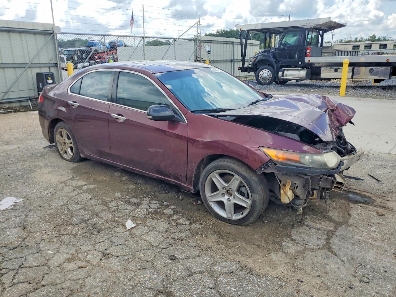 2010 Acura Tsx Темно-бордовый vin: JH4CU2F66AC006179