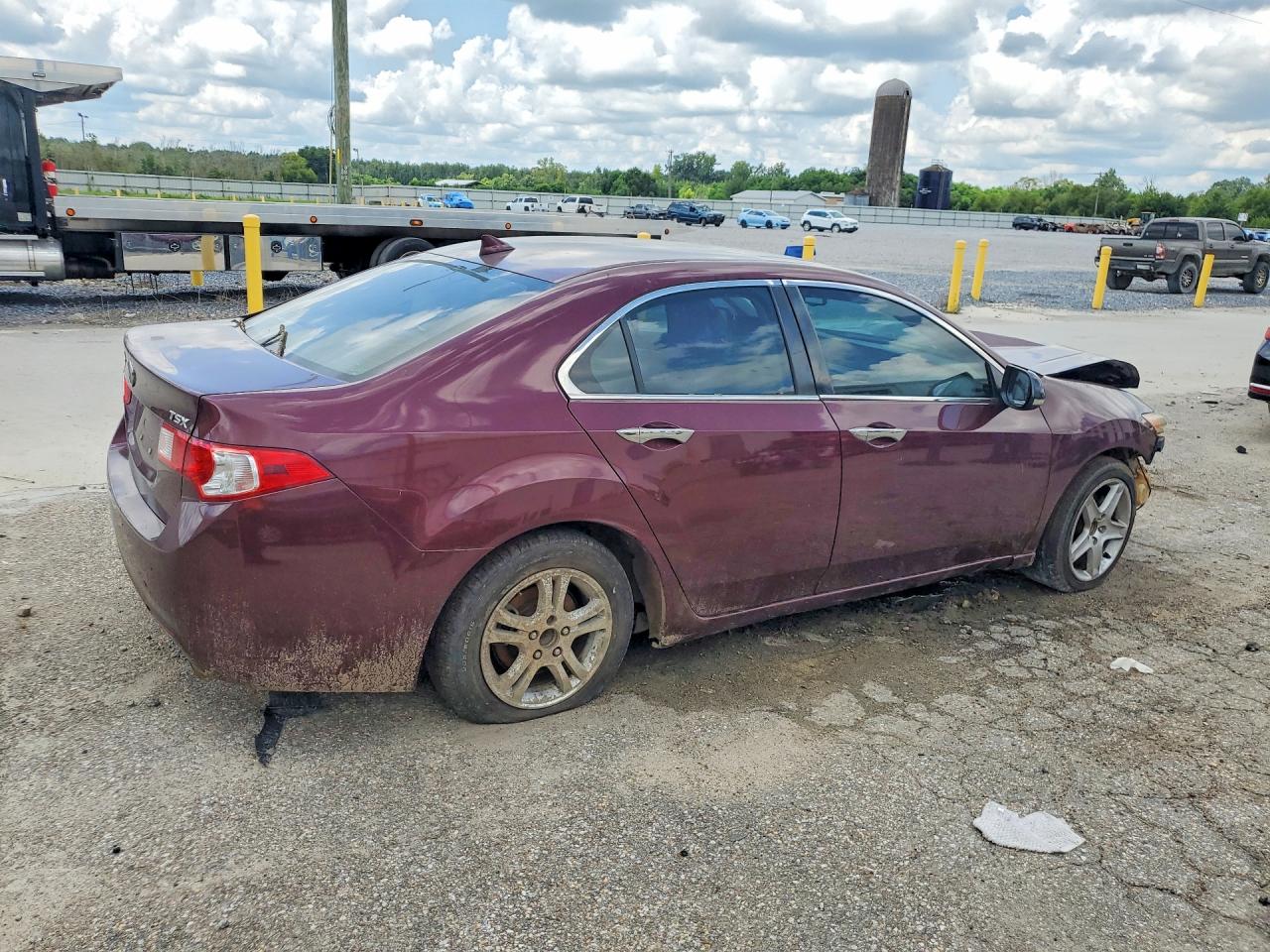 2010 Acura Tsx Темно-бордовый vin: JH4CU2F66AC006179
