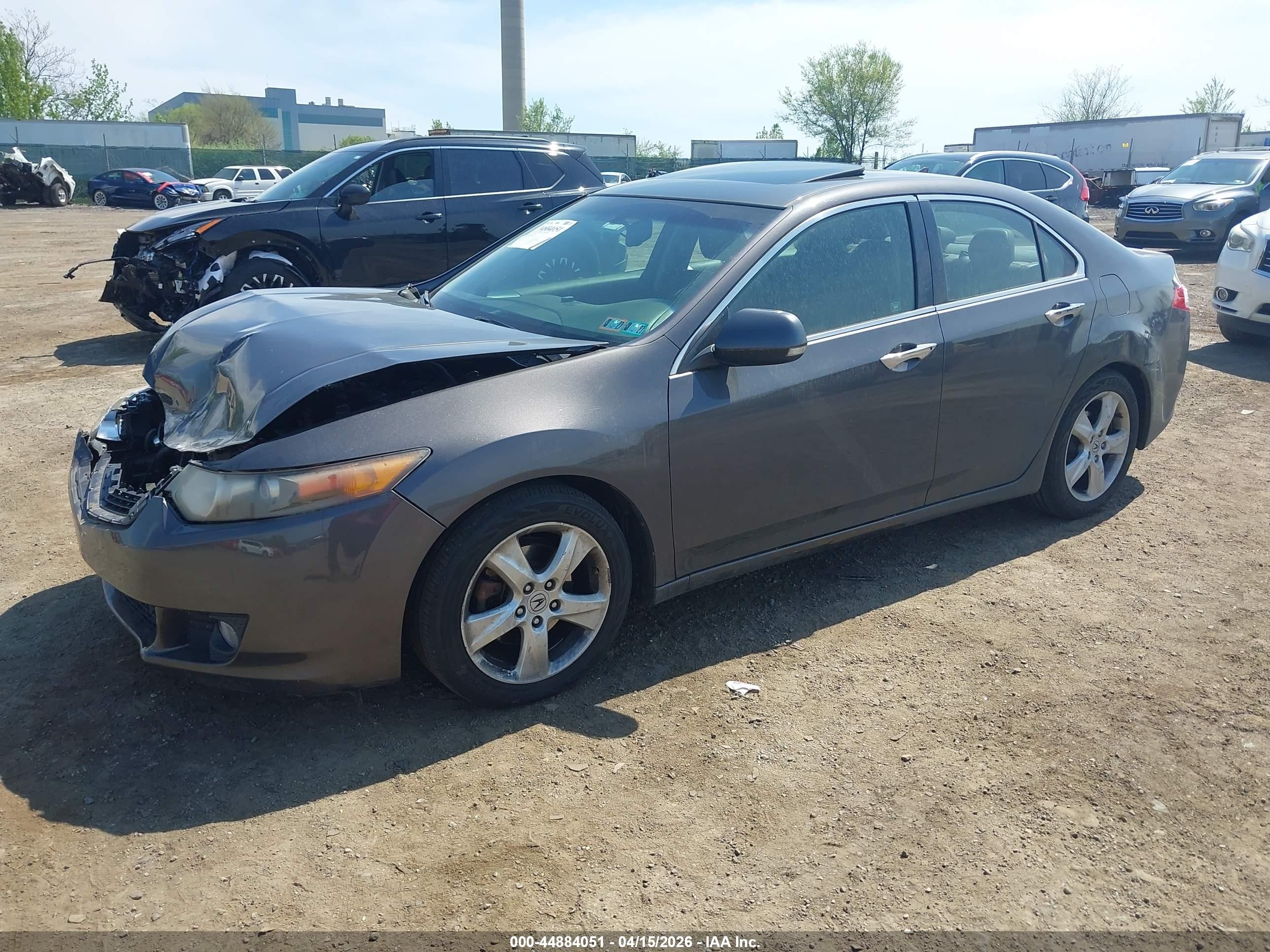 2010 Acura Tsx 2.4 Gray vin: JH4CU2F66AC006702