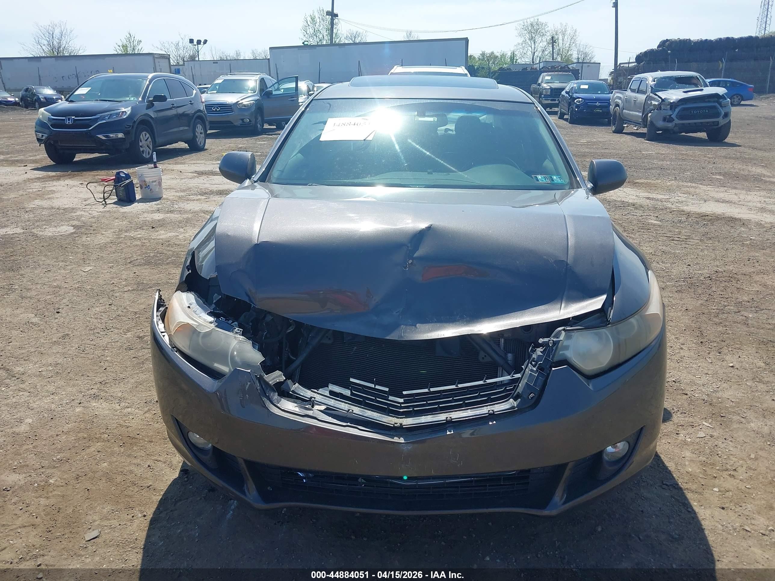 2010 Acura Tsx 2.4 Gray vin: JH4CU2F66AC006702