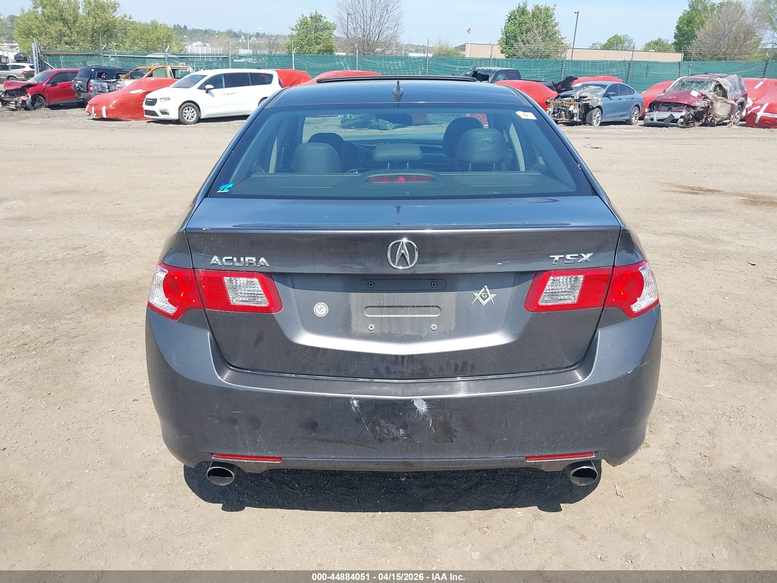 2010 Acura Tsx 2.4 Gray vin: JH4CU2F66AC006702