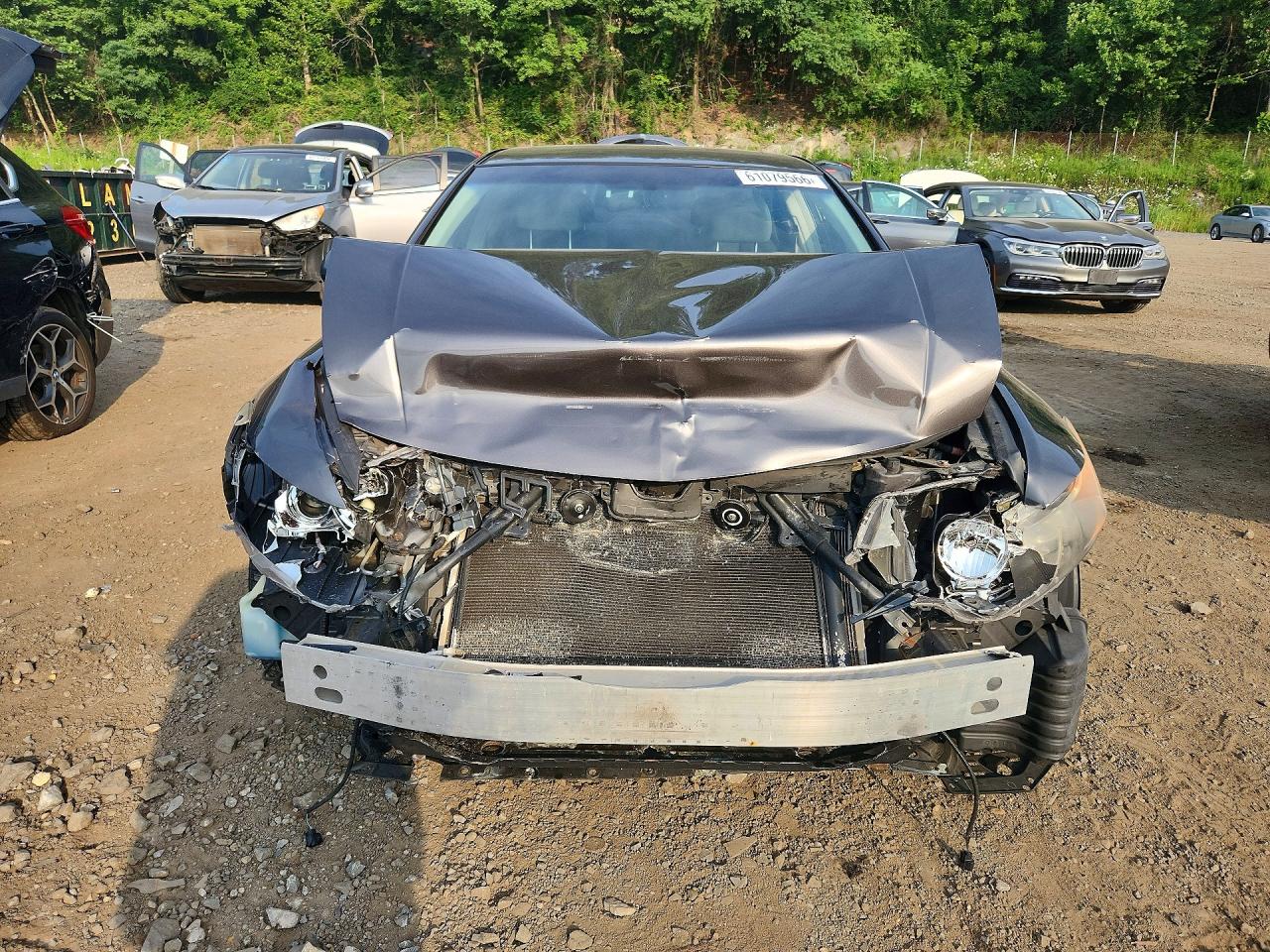 2010 Acura Tsx Gray vin: JH4CU2F66AC008806