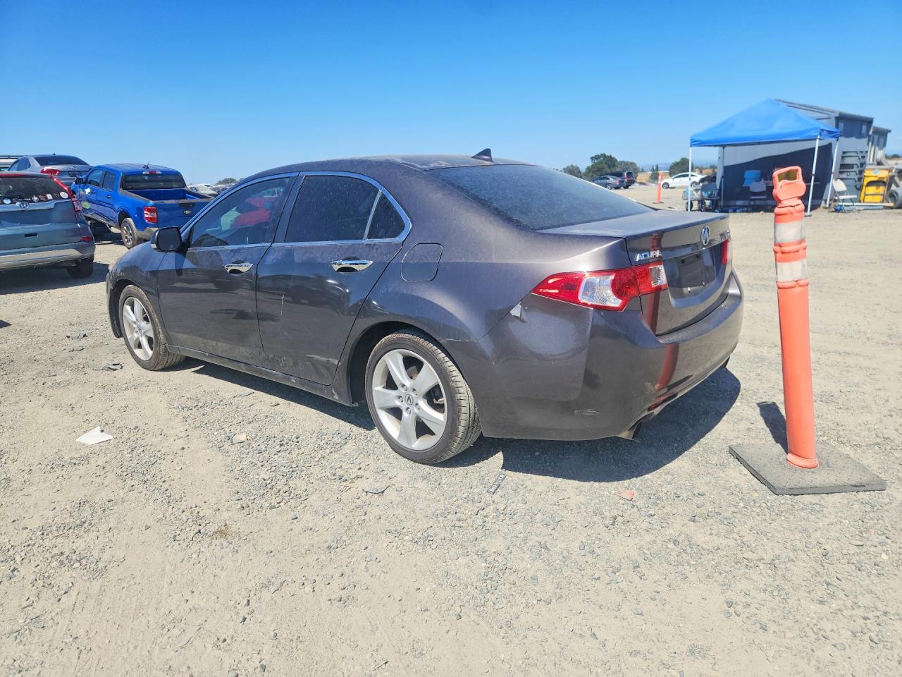2010 Acura Tsx Gray vin: JH4CU2F66AC009468