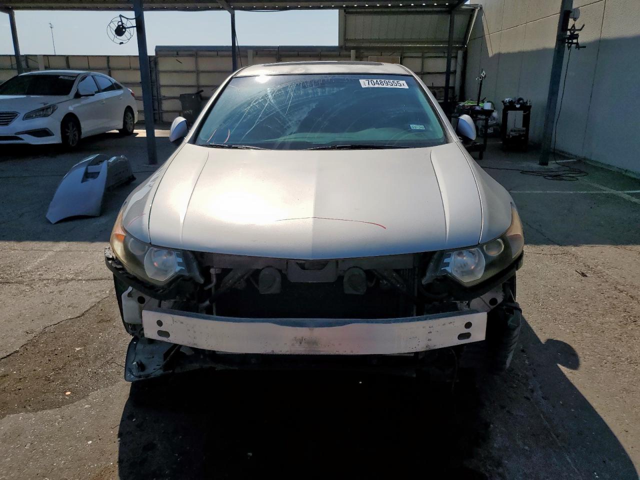 2010 Acura Tsx Silver vin: JH4CU2F66AC011205