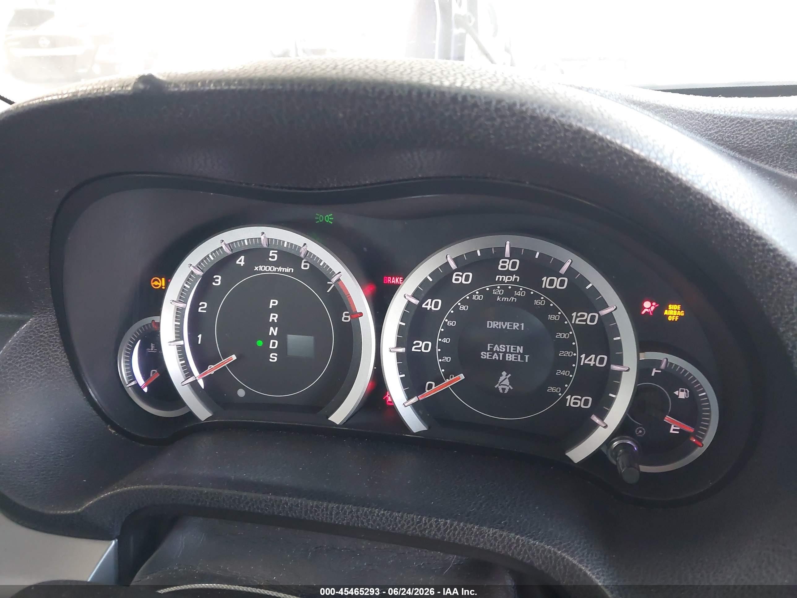 2010 Acura Tsx 2.4 White vin: JH4CU2F66AC031468