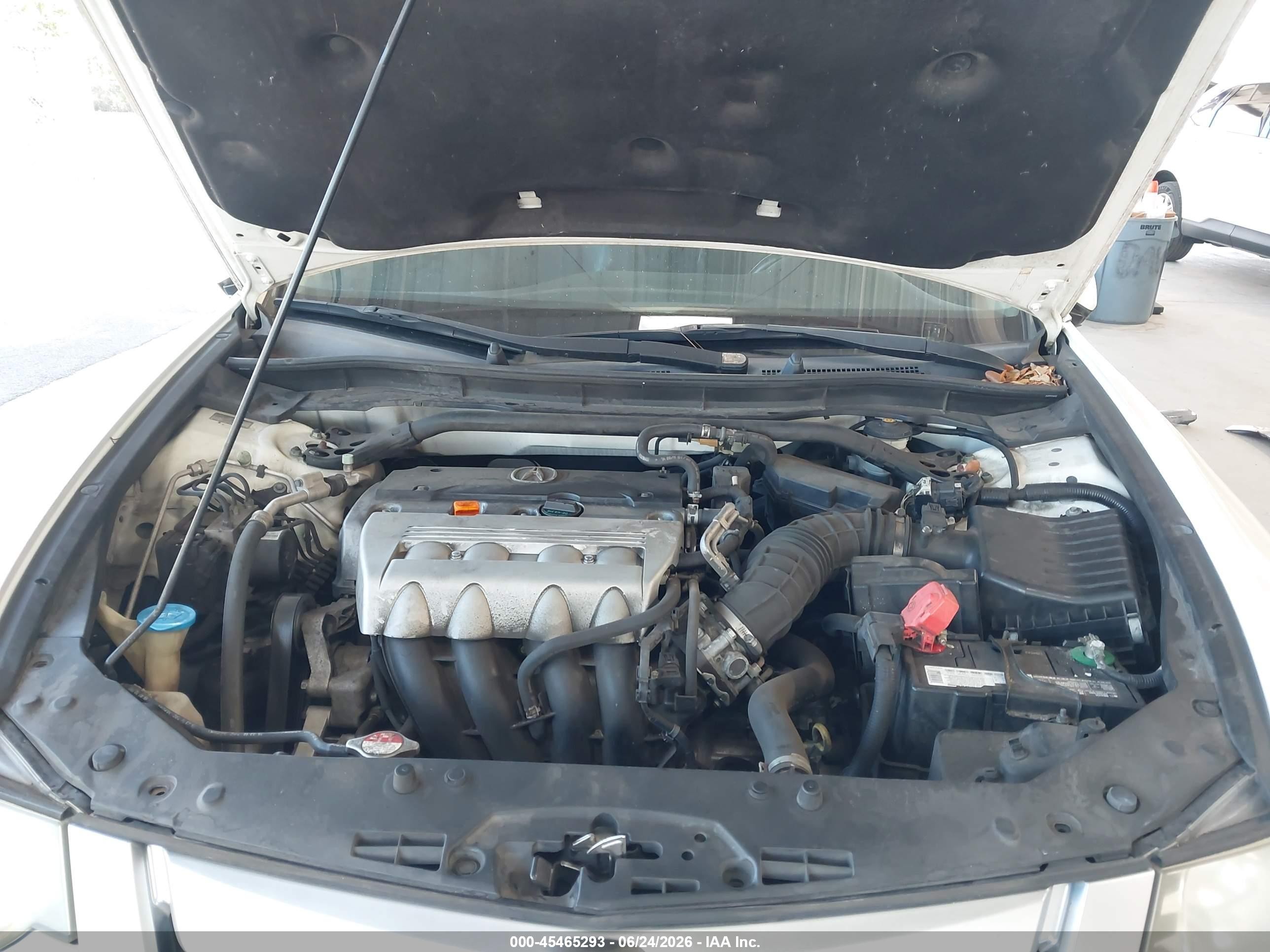 2010 Acura Tsx 2.4 White vin: JH4CU2F66AC031468