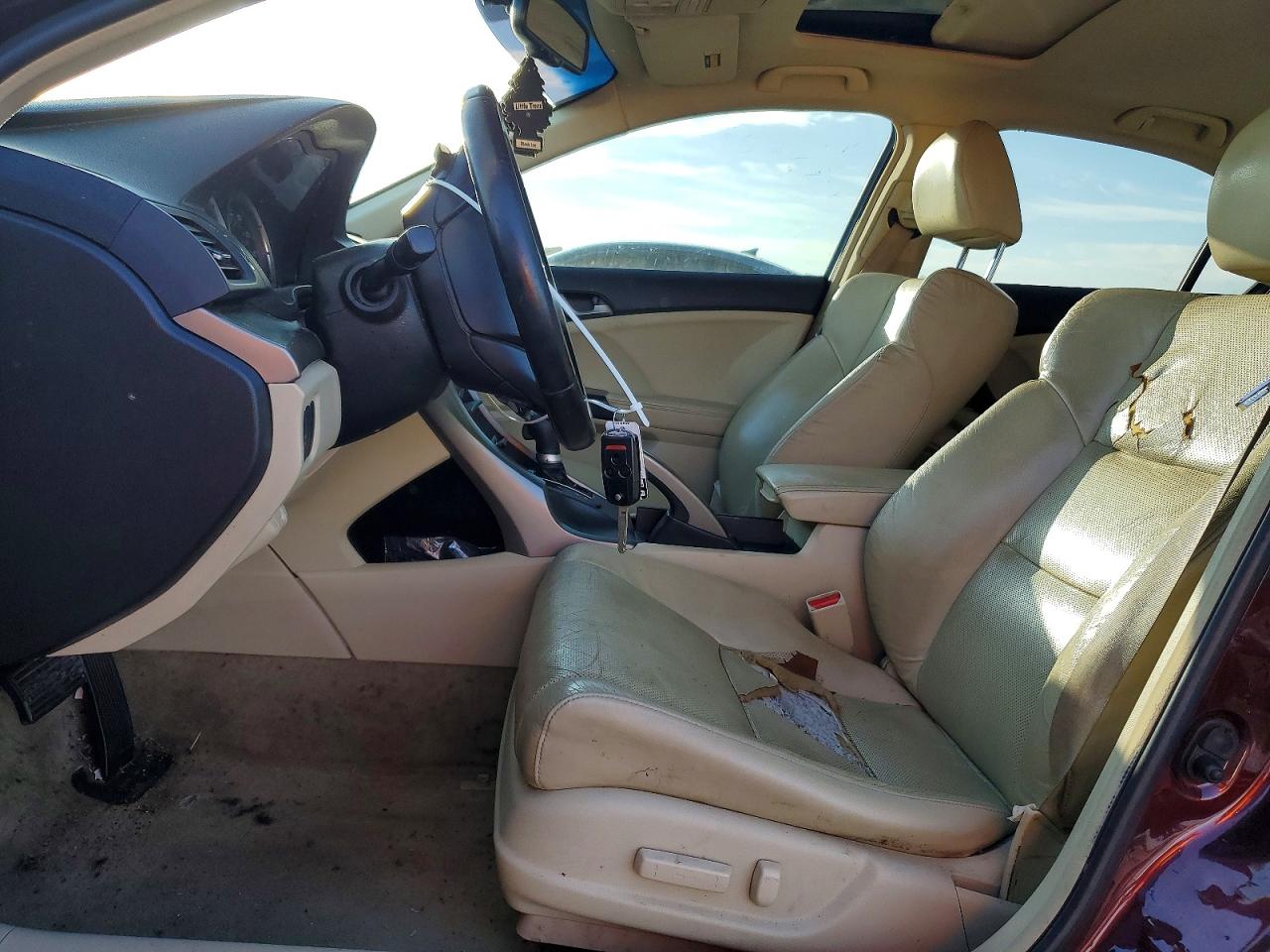 2010 Acura Tsx Бордовый vin: JH4CU2F66AC033172