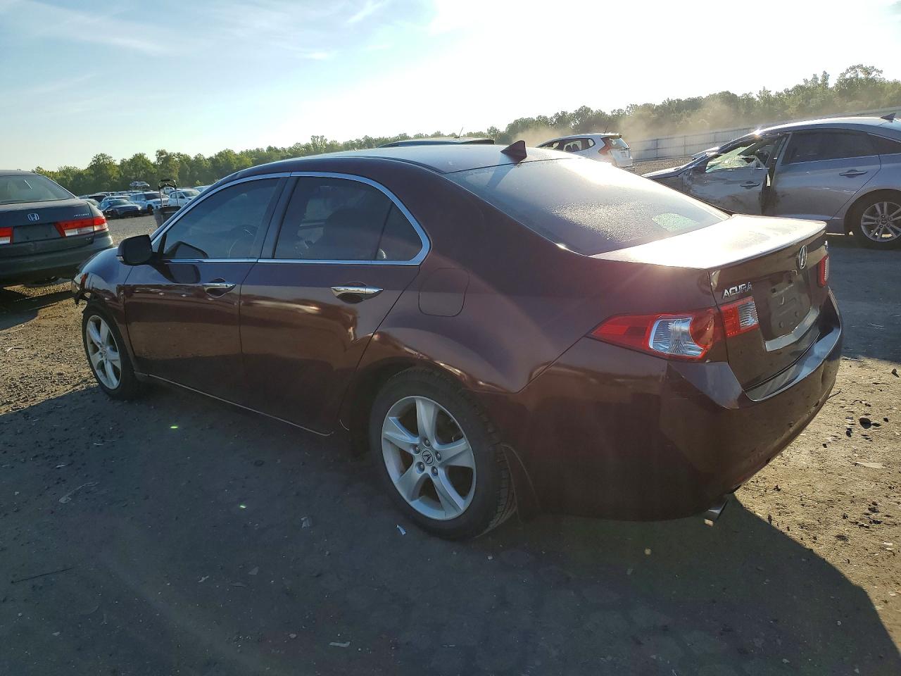 2010 Acura Tsx Бордовый vin: JH4CU2F66AC033172