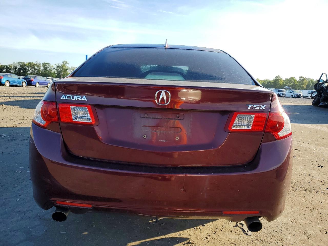 2010 Acura Tsx Бордовый vin: JH4CU2F66AC033172