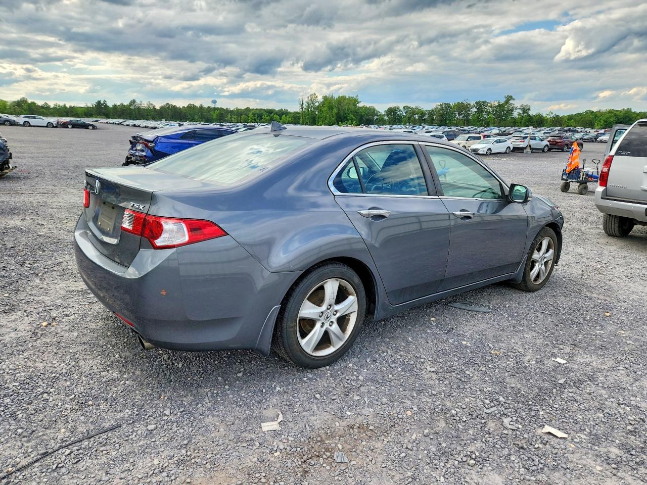 2010 Acura Tsx Серый vin: JH4CU2F66AC042132