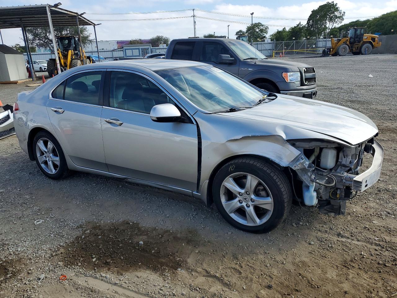 2010 Acura Tsx Silver vin: JH4CU2F66AC043748