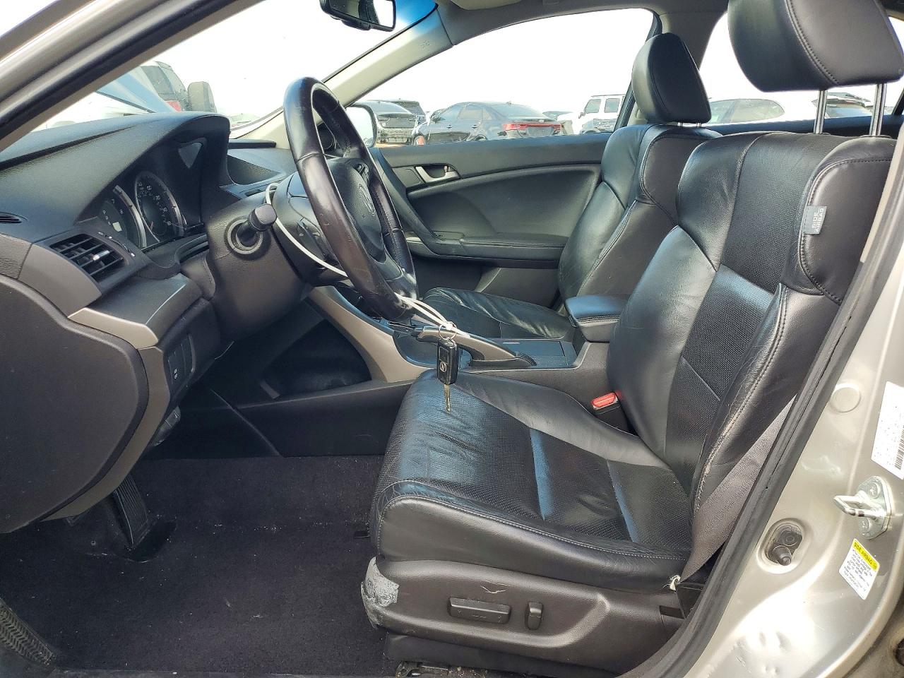 2010 Acura Tsx Silver vin: JH4CU2F66AC043748