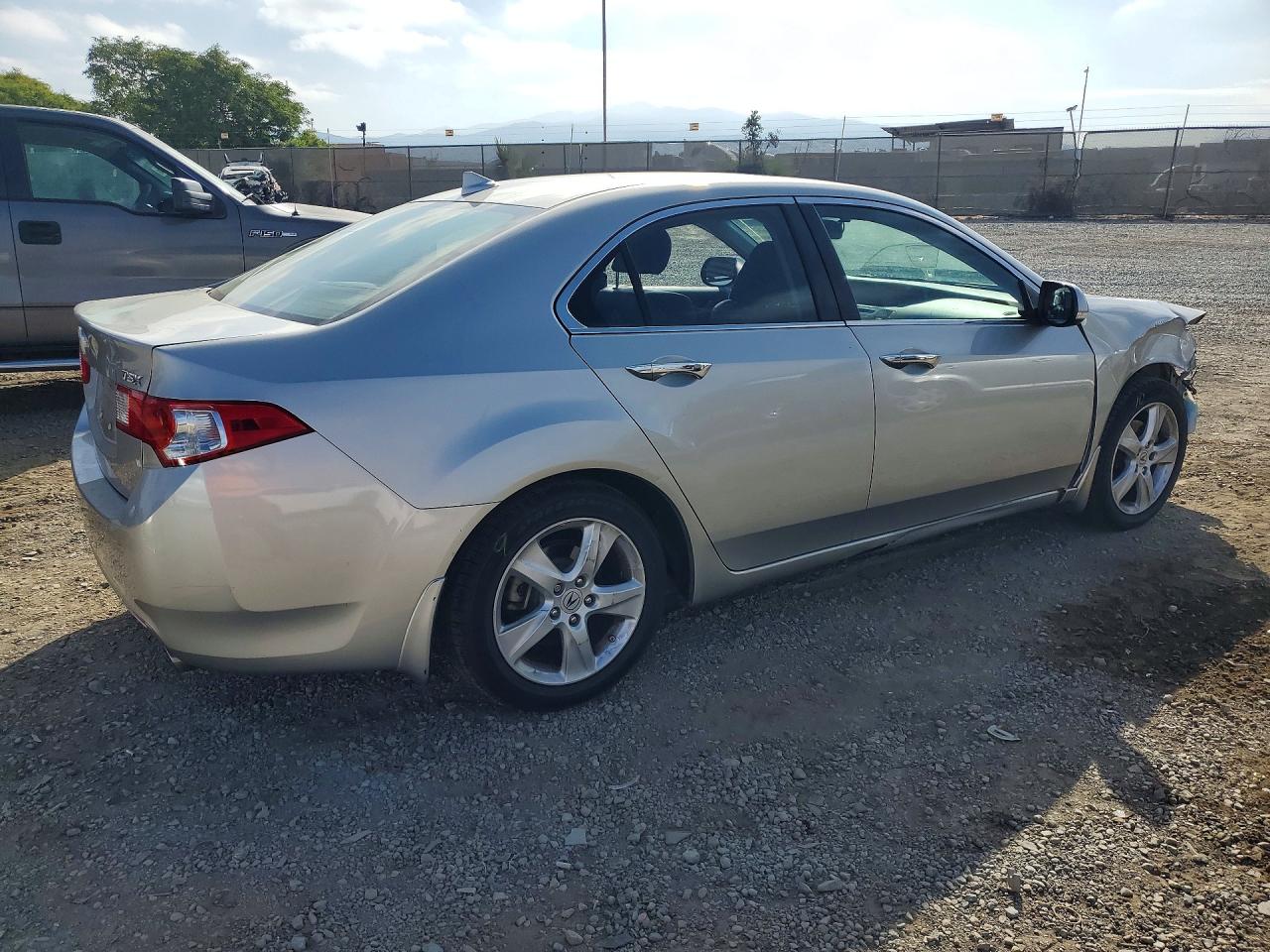 2010 Acura Tsx Silver vin: JH4CU2F66AC043748