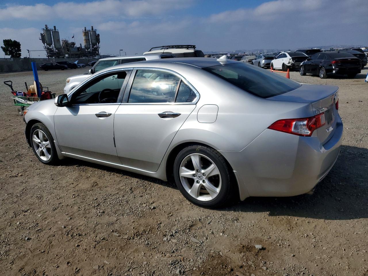 2010 Acura Tsx Silver vin: JH4CU2F66AC043748
