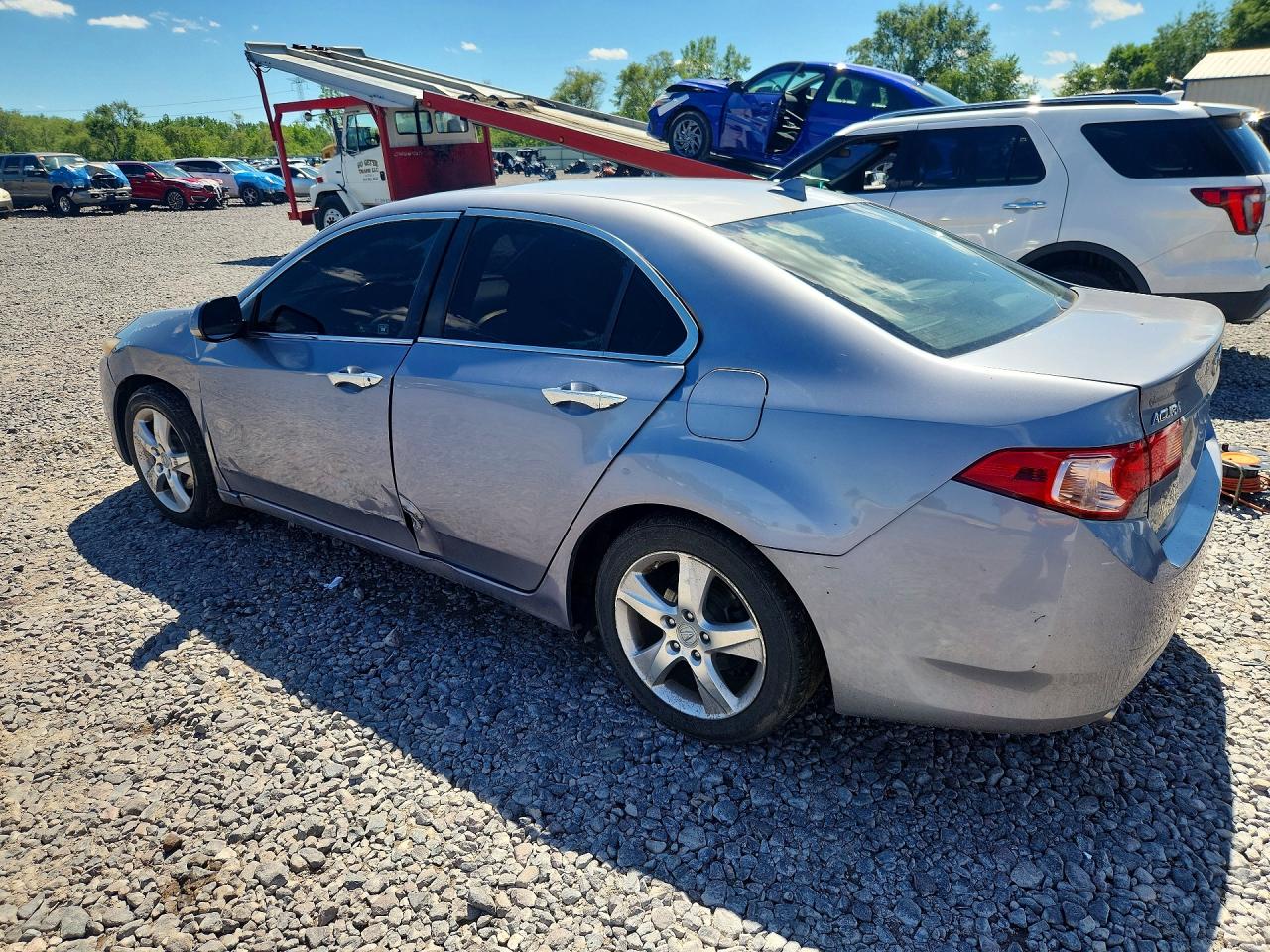 2011 Acura Tsx Silver vin: JH4CU2F66BC005342