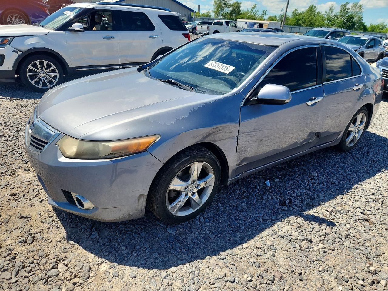 2011 Acura Tsx Silver vin: JH4CU2F66BC005342
