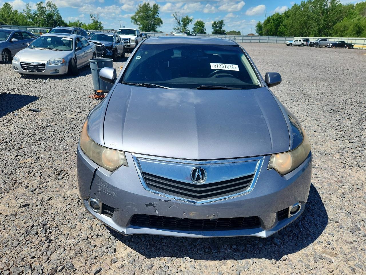 2011 Acura Tsx Silver vin: JH4CU2F66BC005342
