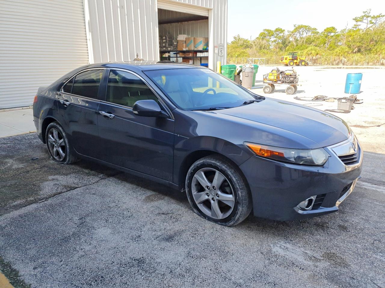 2011 Acura Tsx Gray vin: JH4CU2F66BC008483