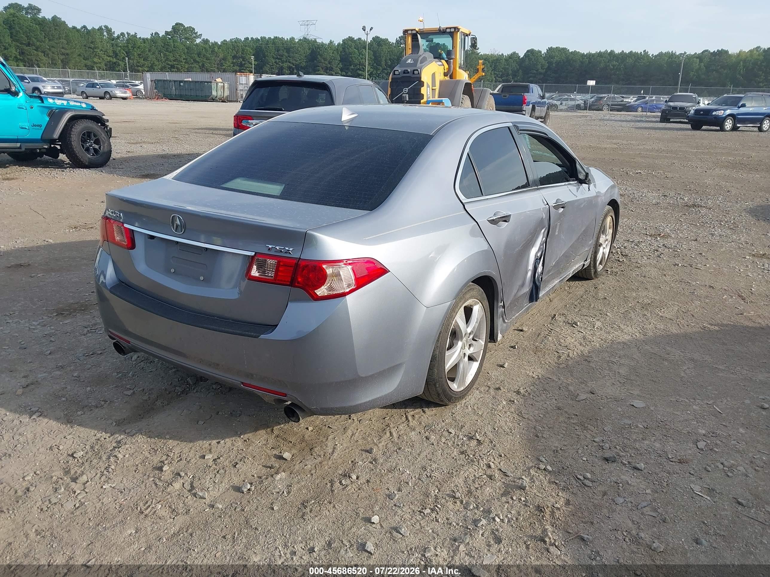 2011 Acura Tsx 2.4 Light Blue vin: JH4CU2F66BC009651