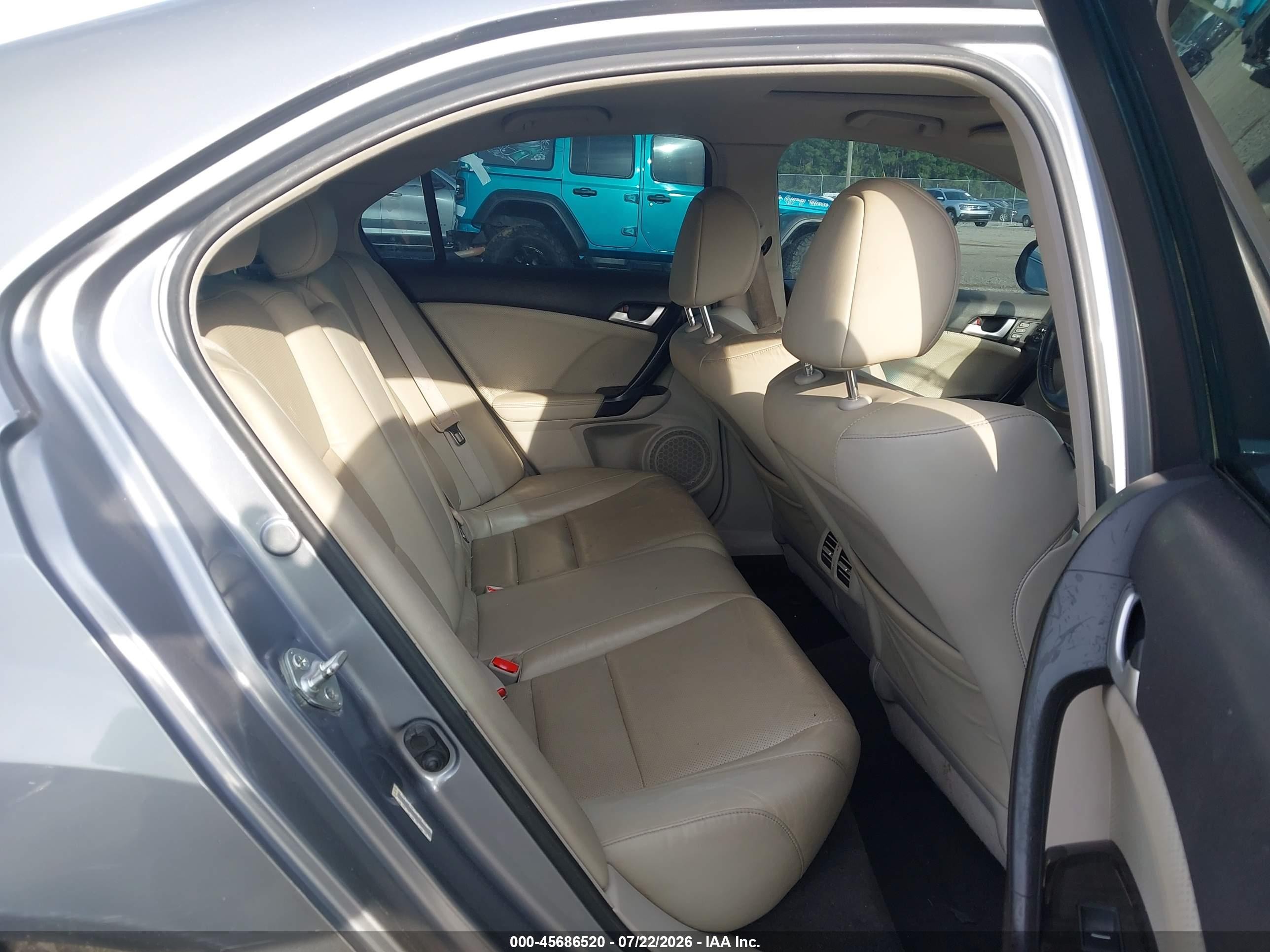 2011 Acura Tsx 2.4 Light Blue vin: JH4CU2F66BC009651