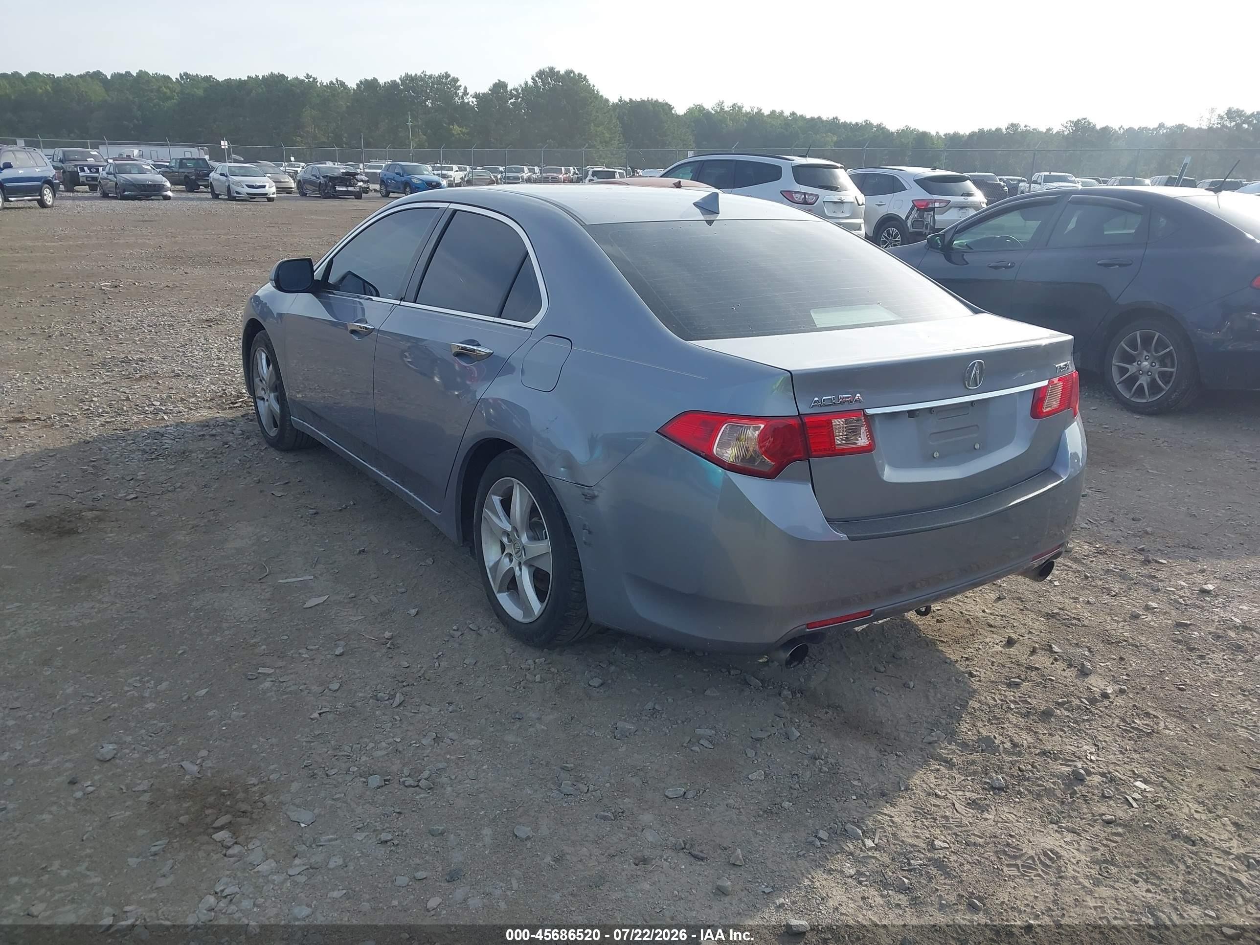 2011 Acura Tsx 2.4 Light Blue vin: JH4CU2F66BC009651