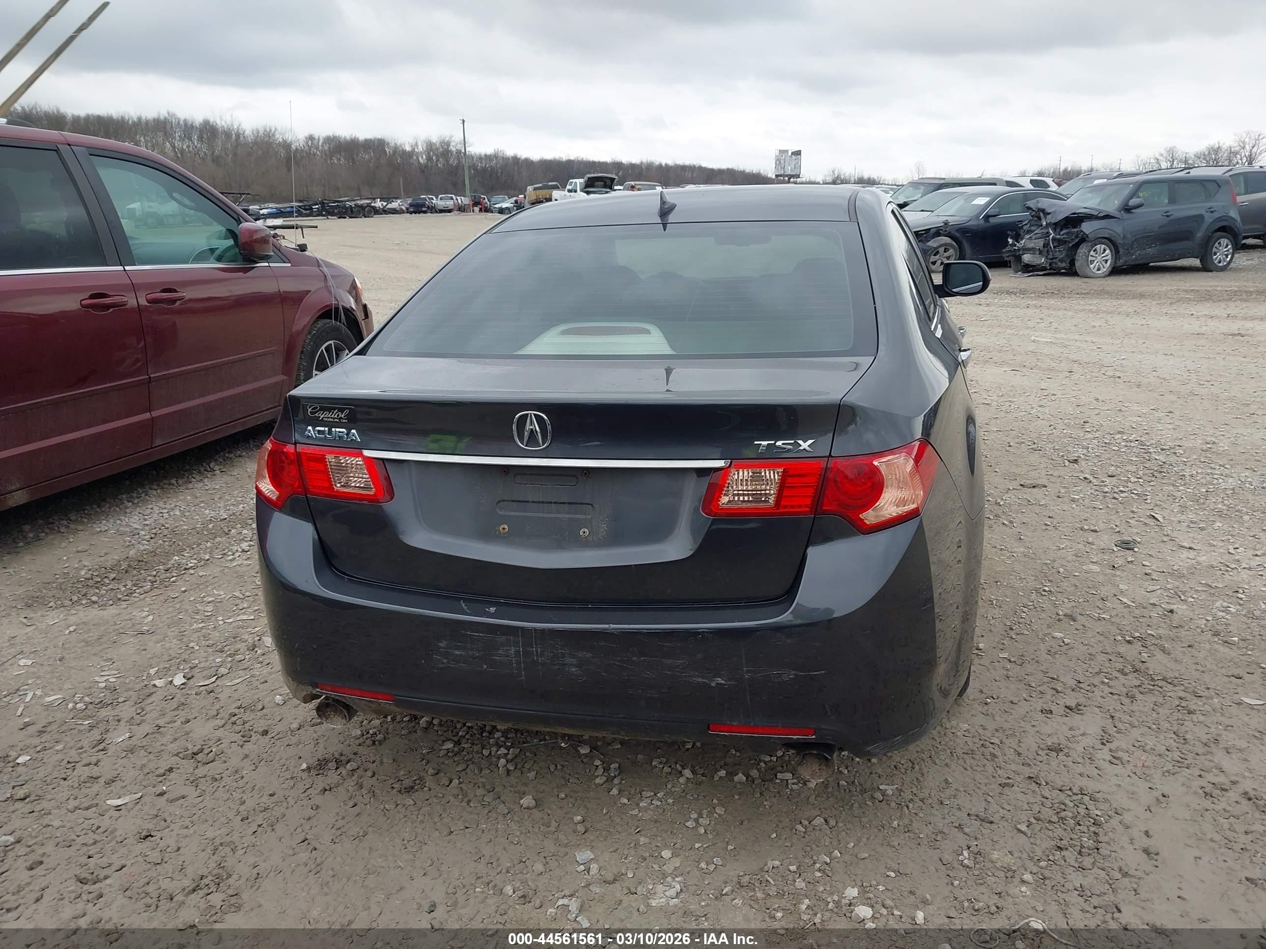 2011 Acura Tsx 2.4 Gray vin: JH4CU2F66BC012632