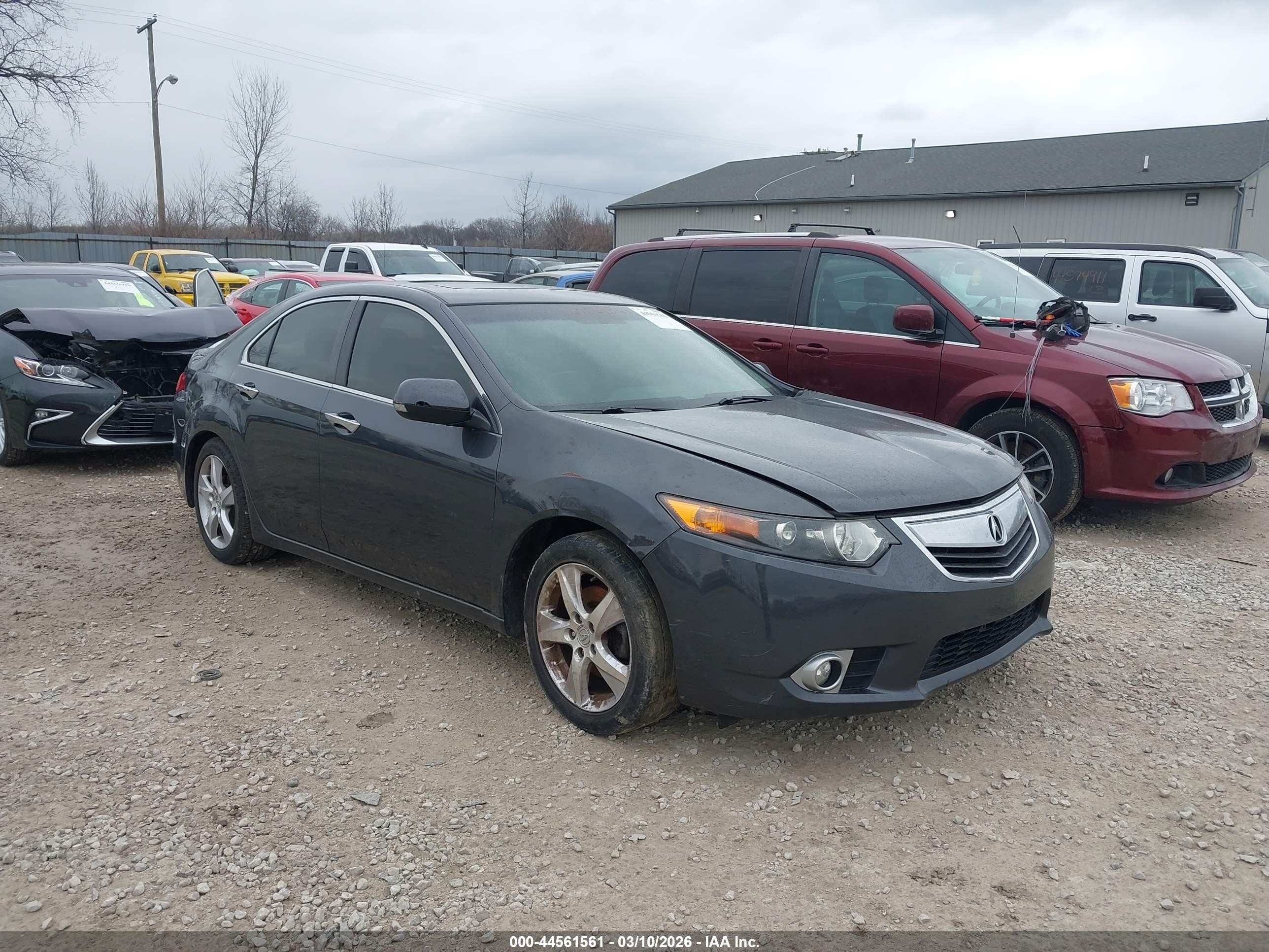 2011 Acura Tsx 2.4 Gray vin: JH4CU2F66BC012632