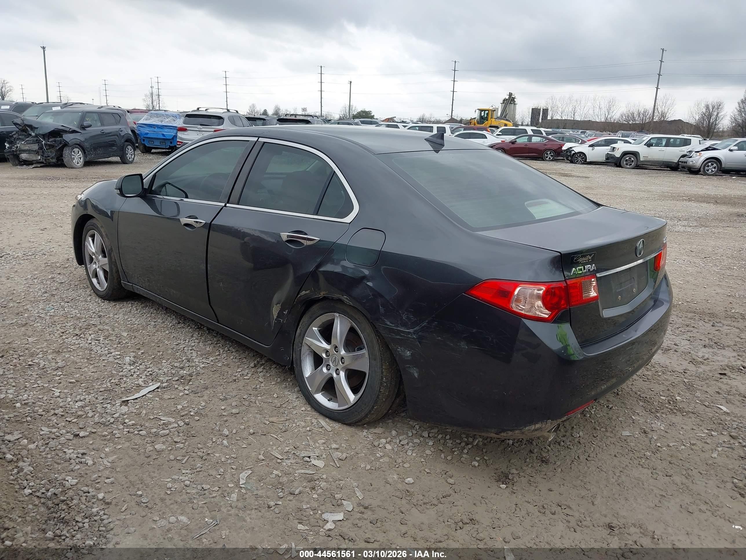2011 Acura Tsx 2.4 Gray vin: JH4CU2F66BC012632