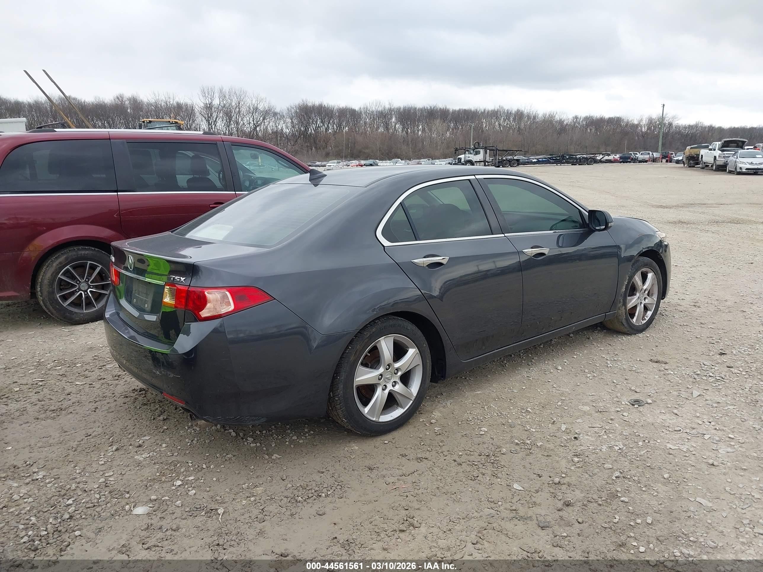 2011 Acura Tsx 2.4 Gray vin: JH4CU2F66BC012632