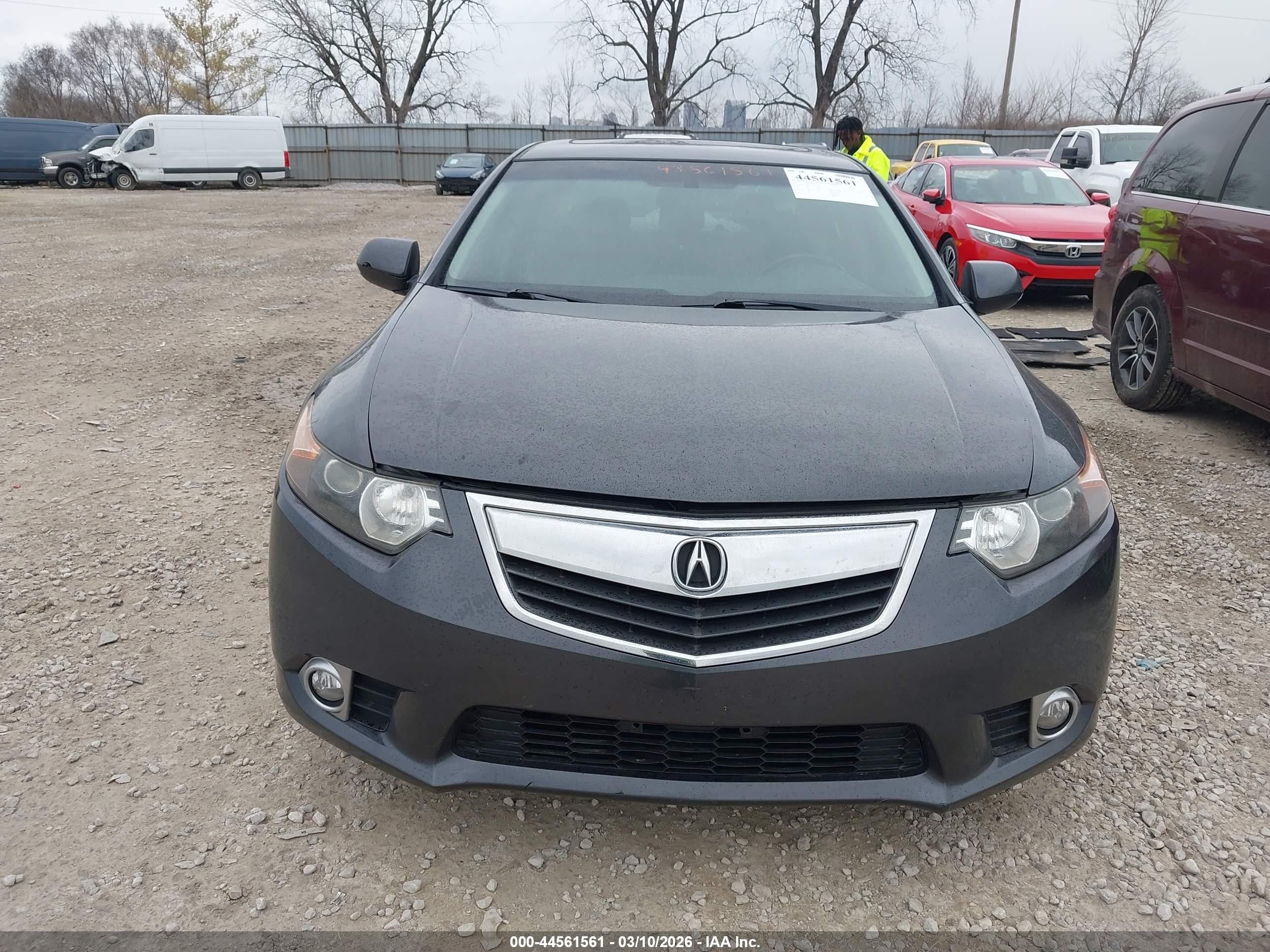 2011 Acura Tsx 2.4 Gray vin: JH4CU2F66BC012632