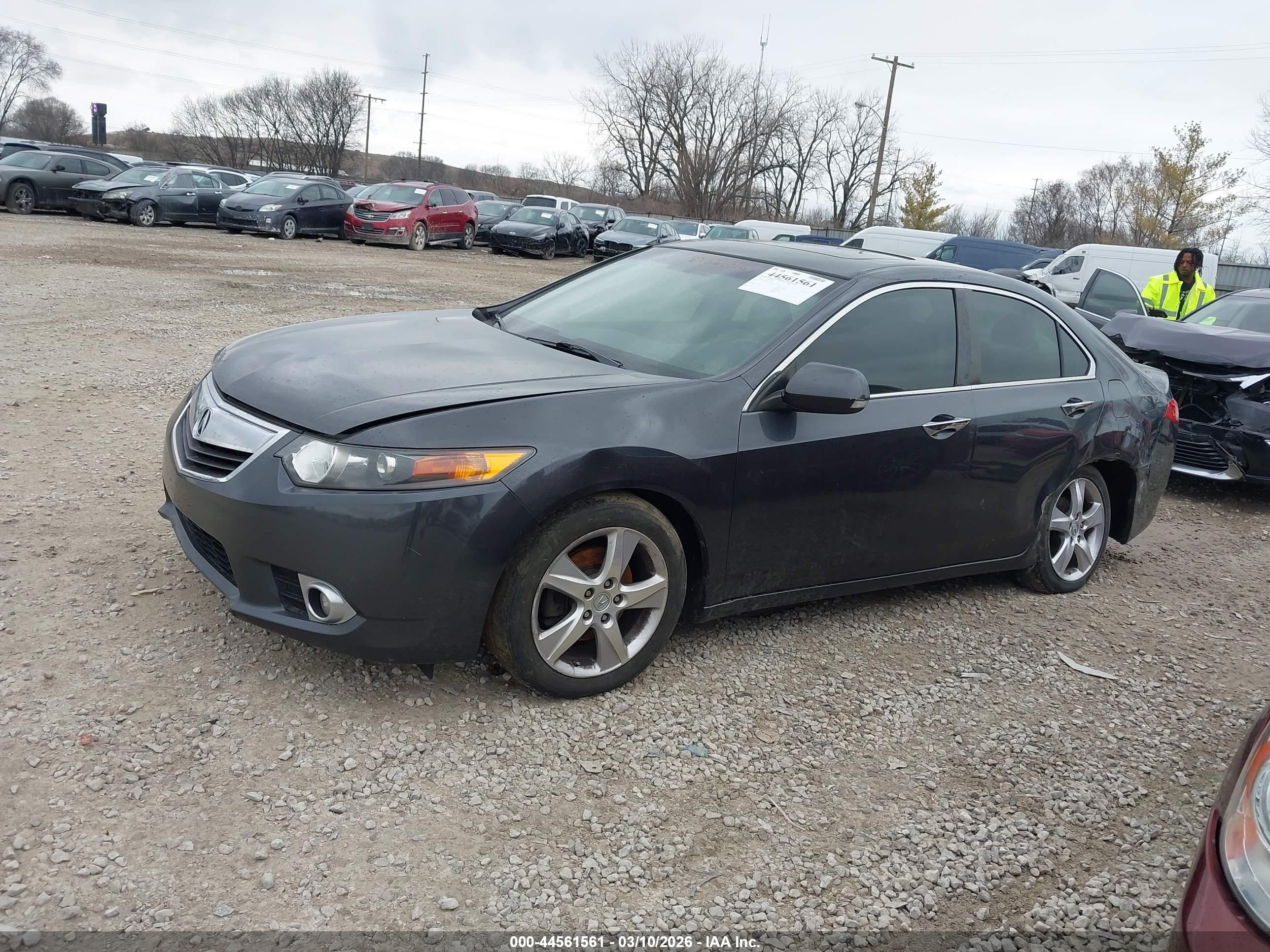 2011 Acura Tsx 2.4 Gray vin: JH4CU2F66BC012632