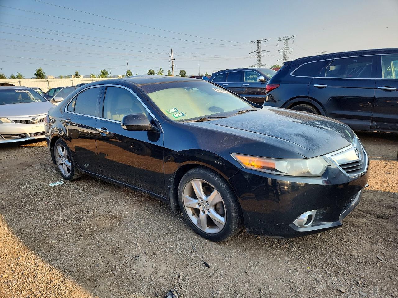 2011 Acura Tsx Black vin: JH4CU2F66BC015501