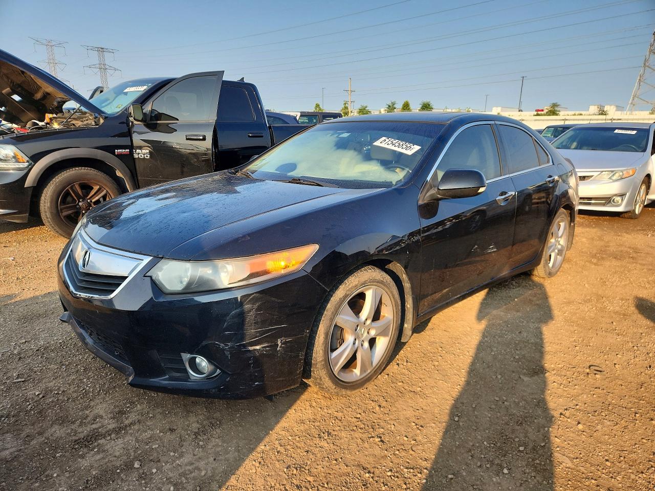 2011 Acura Tsx Black vin: JH4CU2F66BC015501