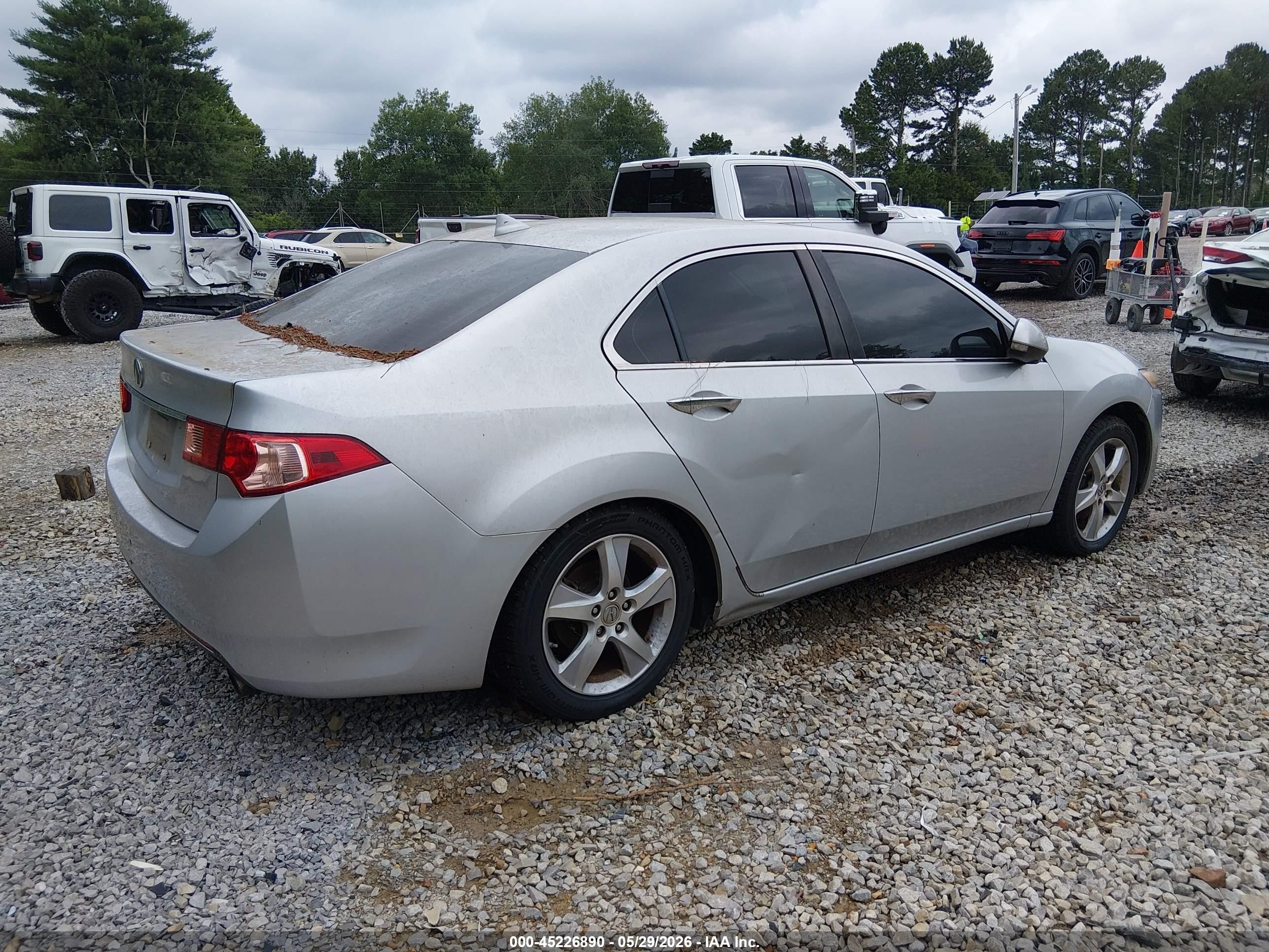2011 Acura Tsx 2.4 Silver vin: JH4CU2F66BC016809
