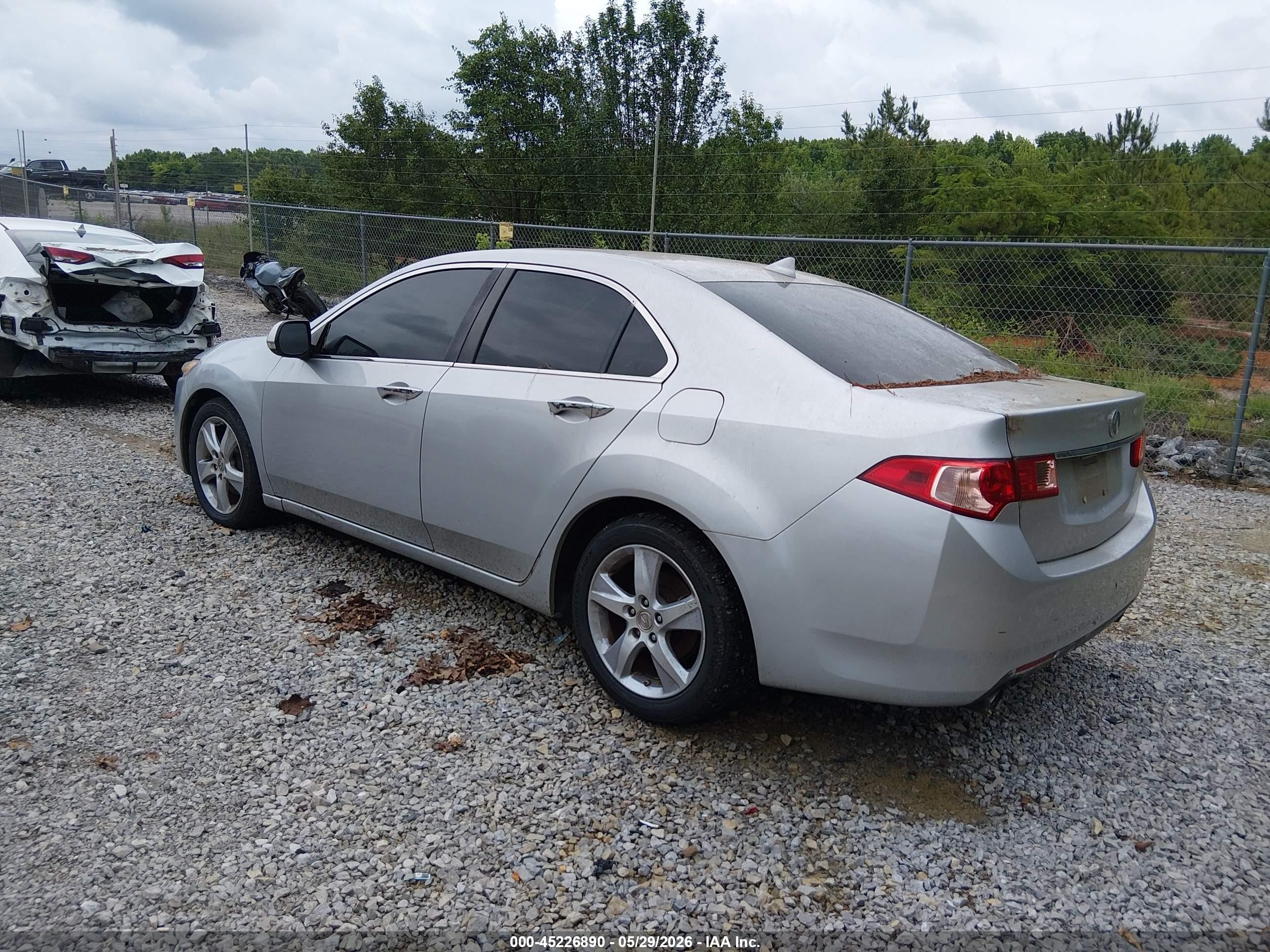 2011 Acura Tsx 2.4 Silver vin: JH4CU2F66BC016809