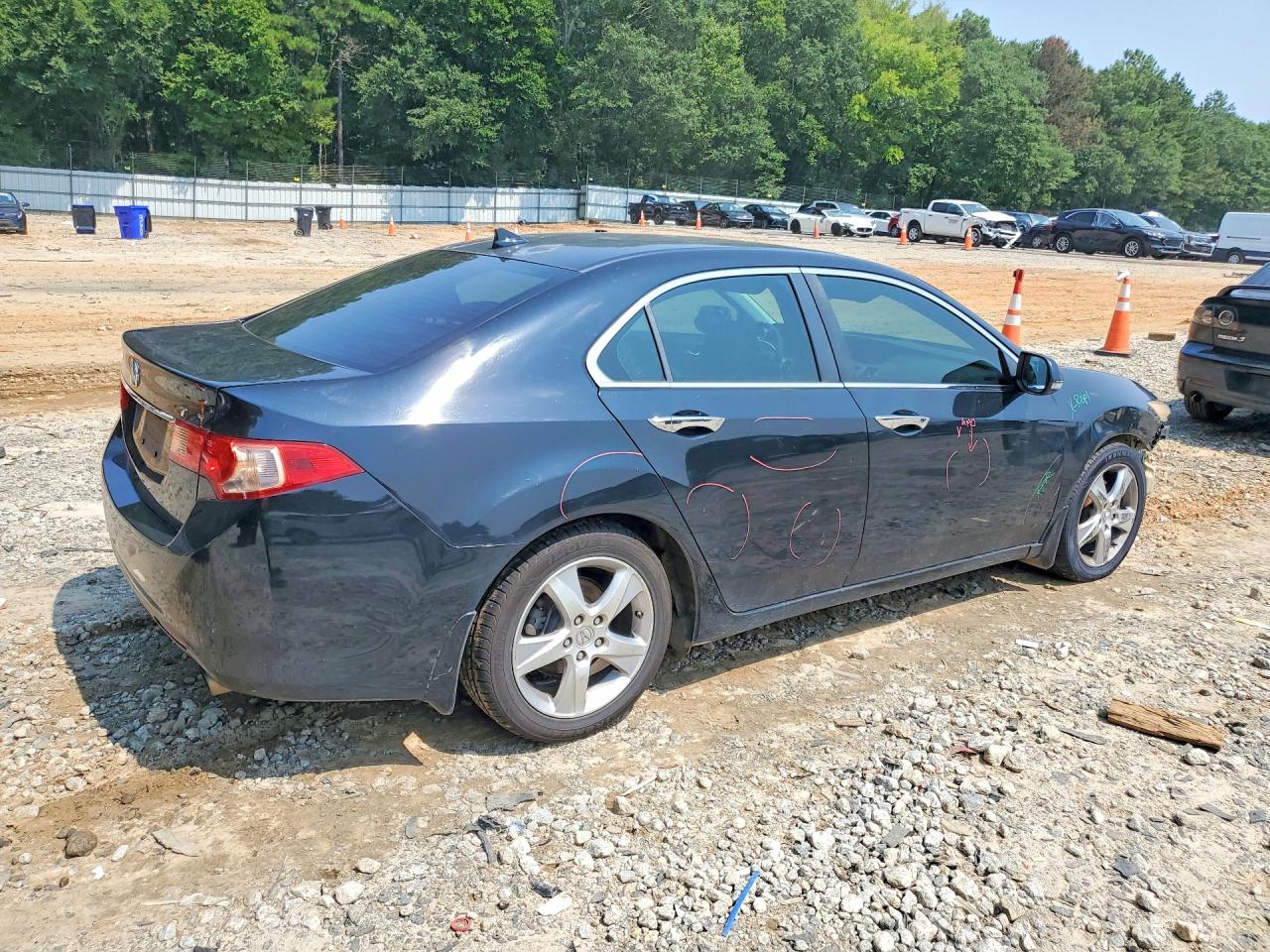 2011 Acura Tsx Black vin: JH4CU2F66BC018480