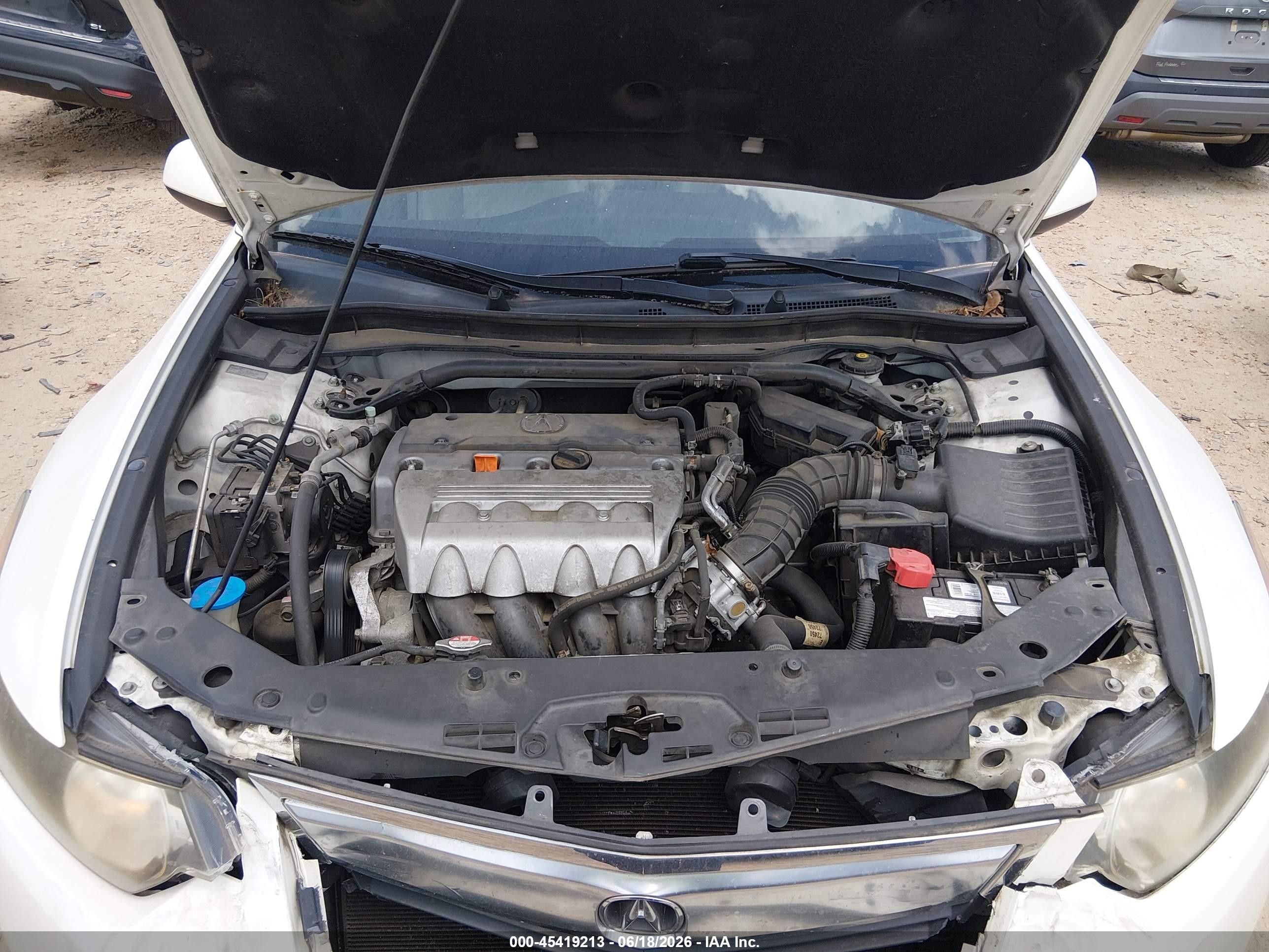 2011 Acura Tsx 2.4 White vin: JH4CU2F66BC018561