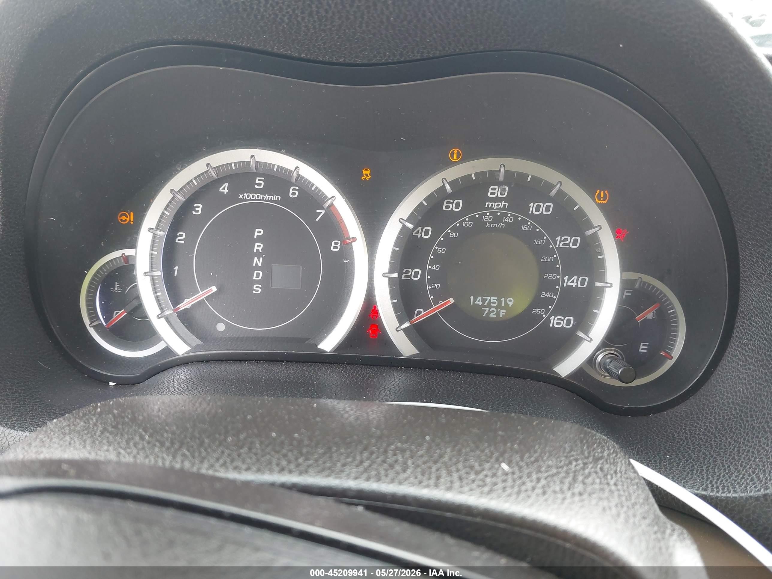 2012 Acura Tsx 2.4 Белый vin: JH4CU2F66CC009666