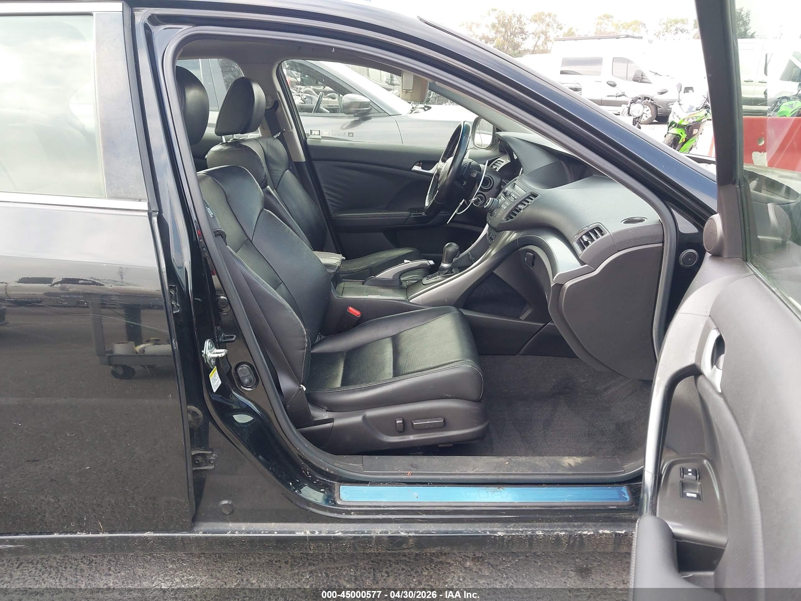 2012 Acura Tsx 2.4 Black vin: JH4CU2F66CC014849
