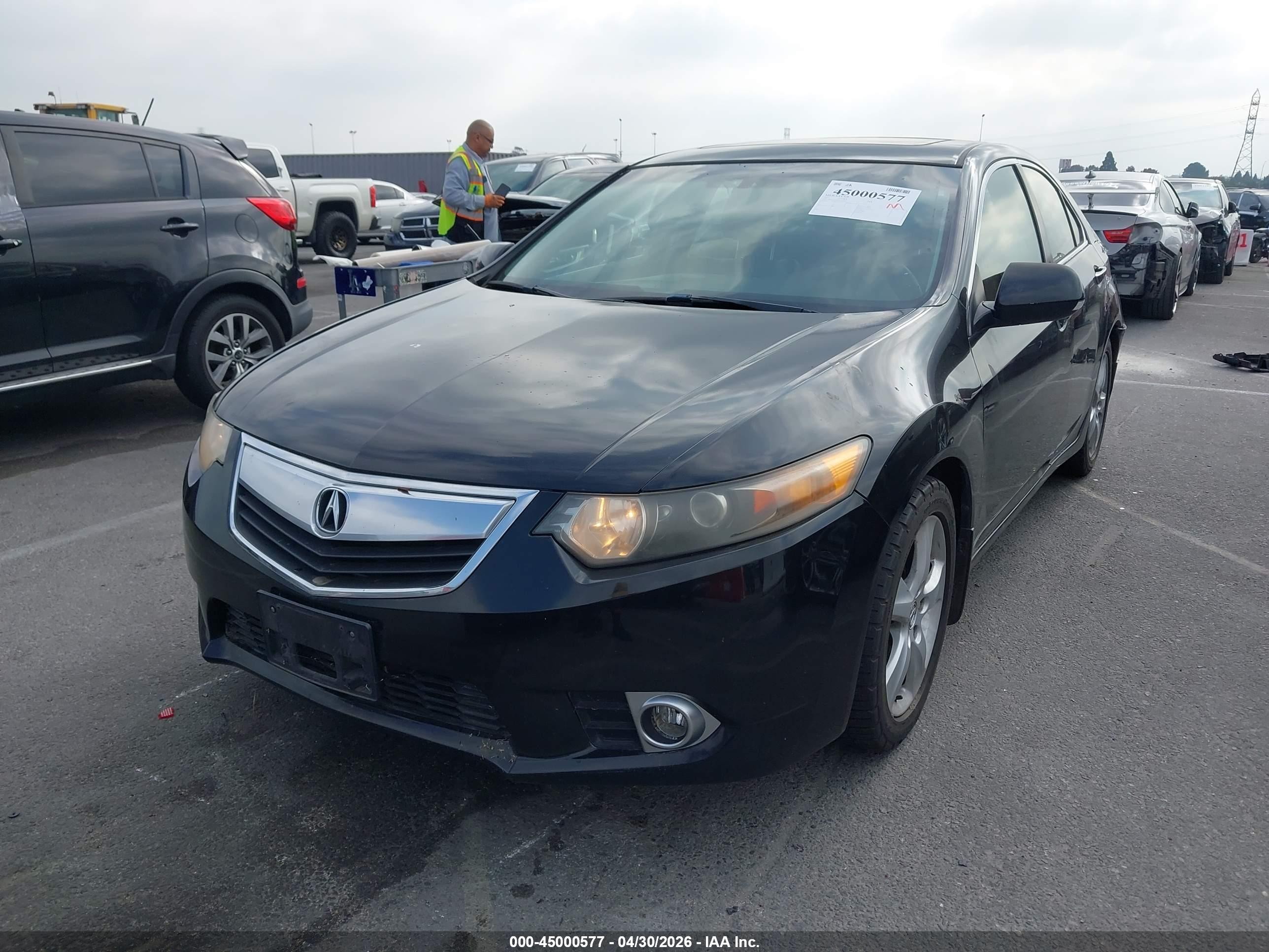 2012 Acura Tsx 2.4 Black vin: JH4CU2F66CC014849