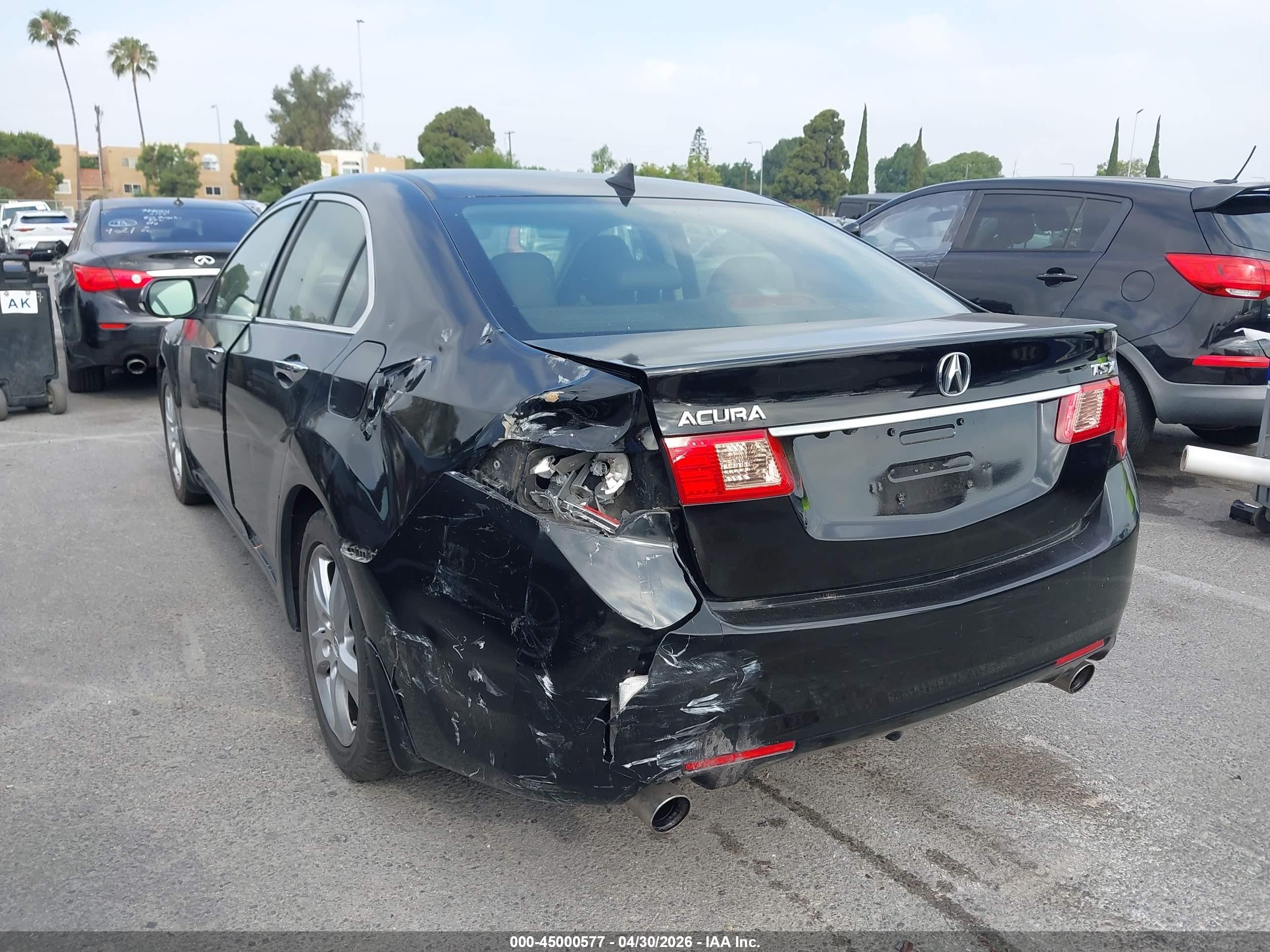2012 Acura Tsx 2.4 Black vin: JH4CU2F66CC014849