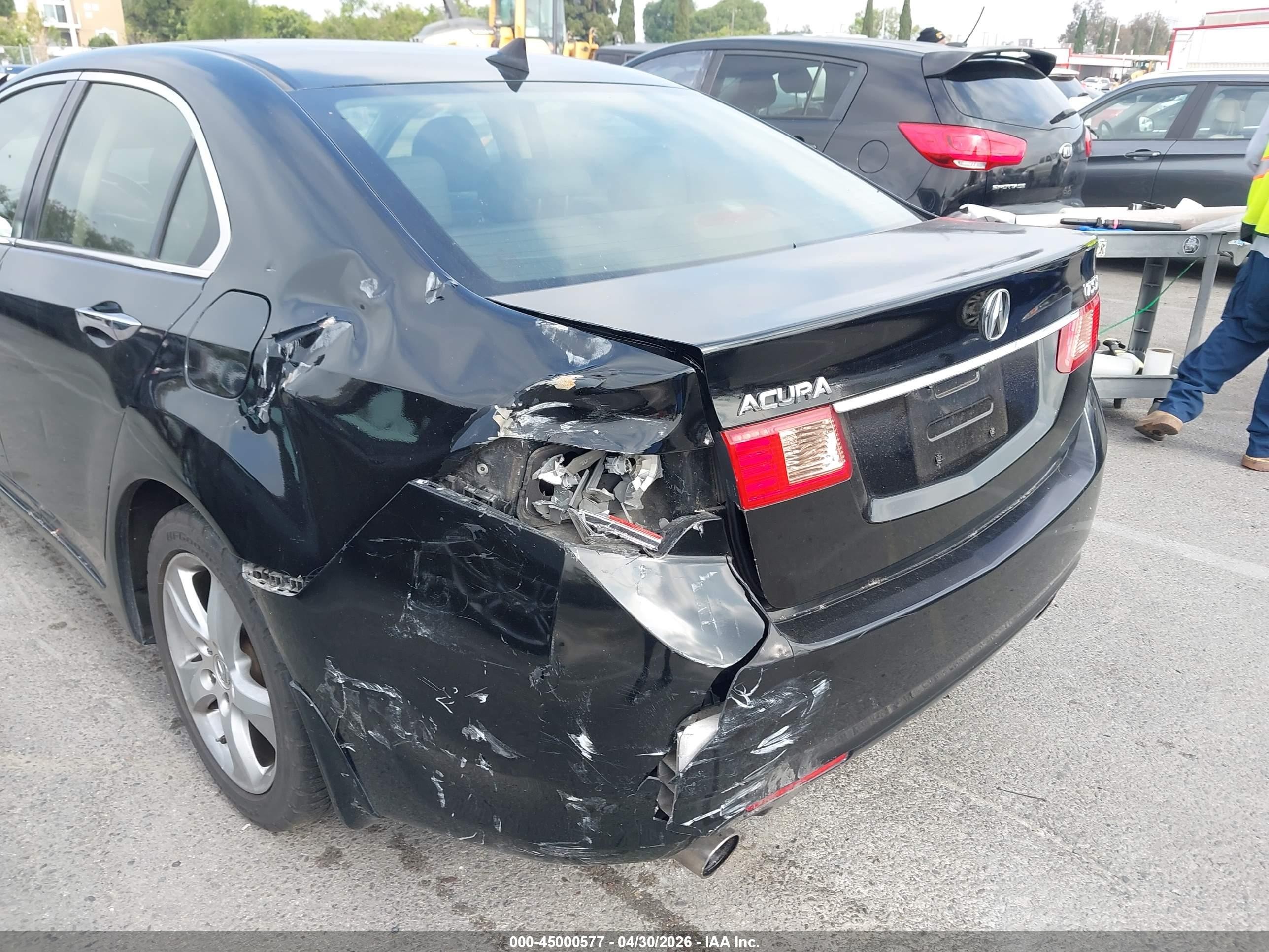 2012 Acura Tsx 2.4 Black vin: JH4CU2F66CC014849