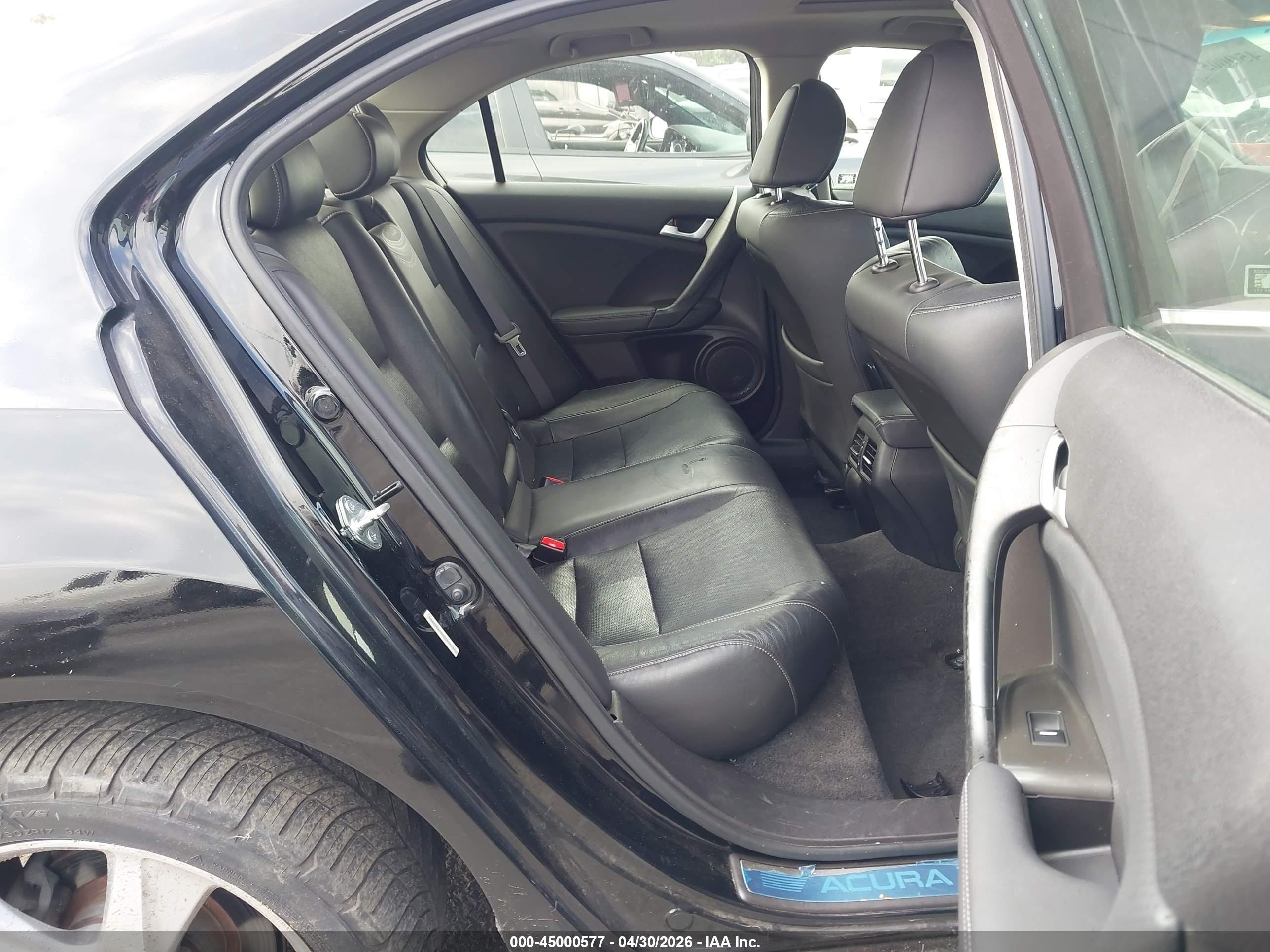 2012 Acura Tsx 2.4 Black vin: JH4CU2F66CC014849