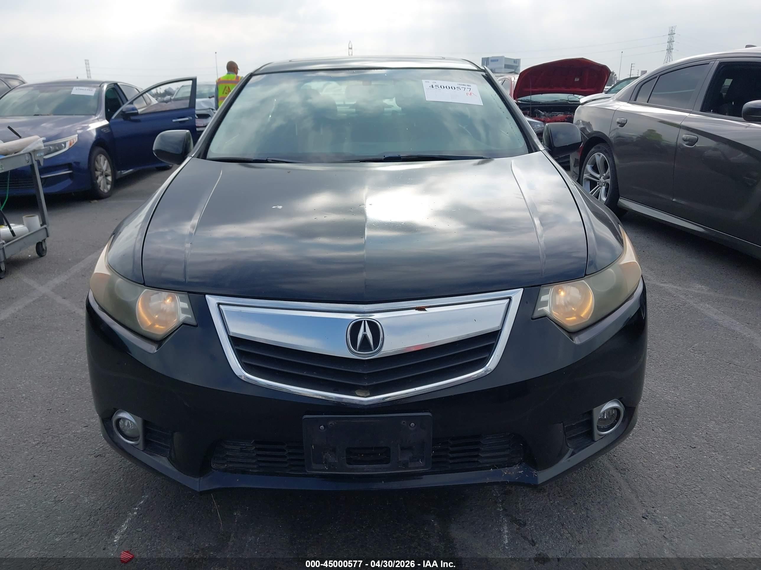 2012 Acura Tsx 2.4 Black vin: JH4CU2F66CC014849