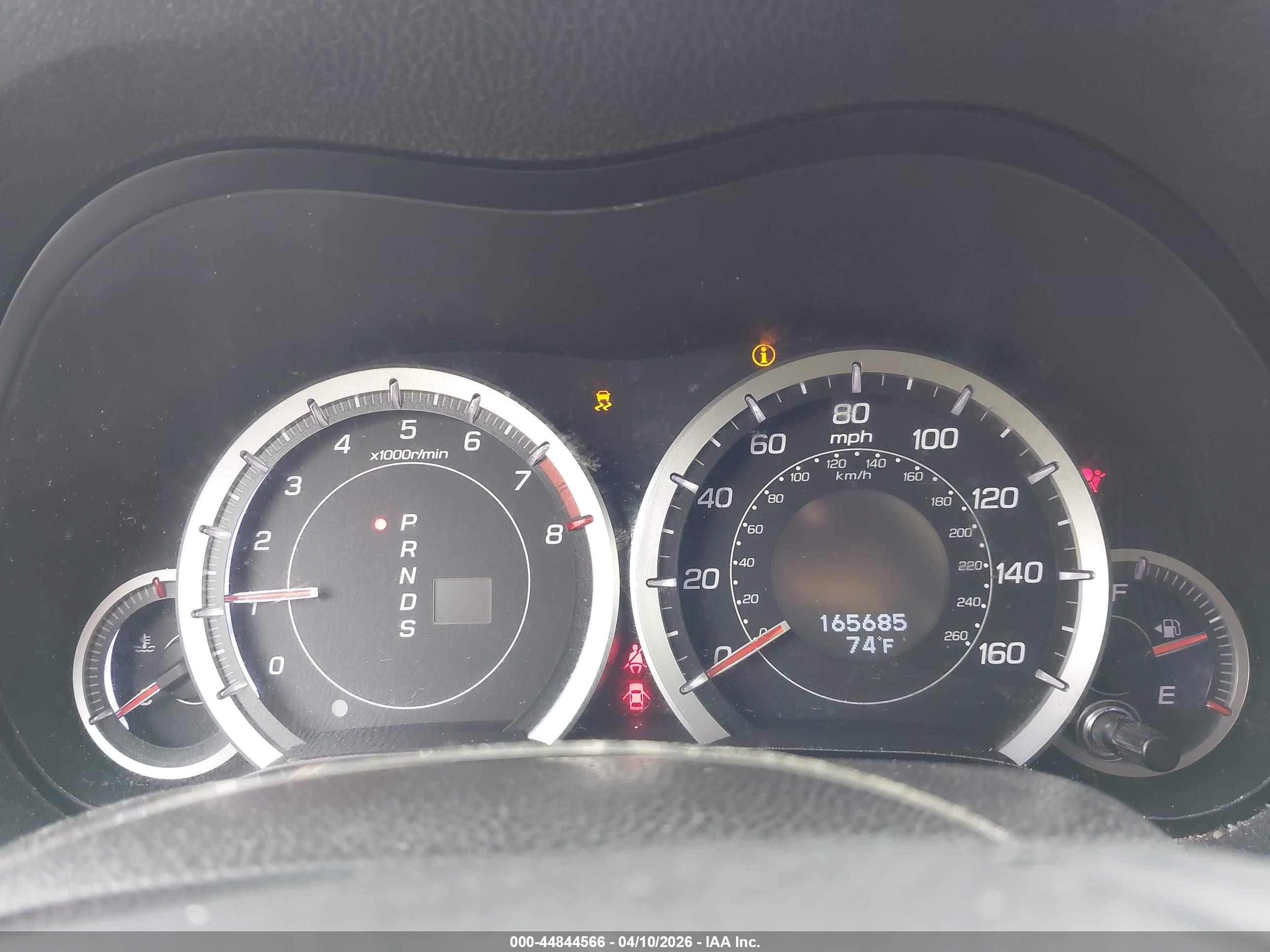 2012 Acura Tsx 2.4 White vin: JH4CU2F66CC017914