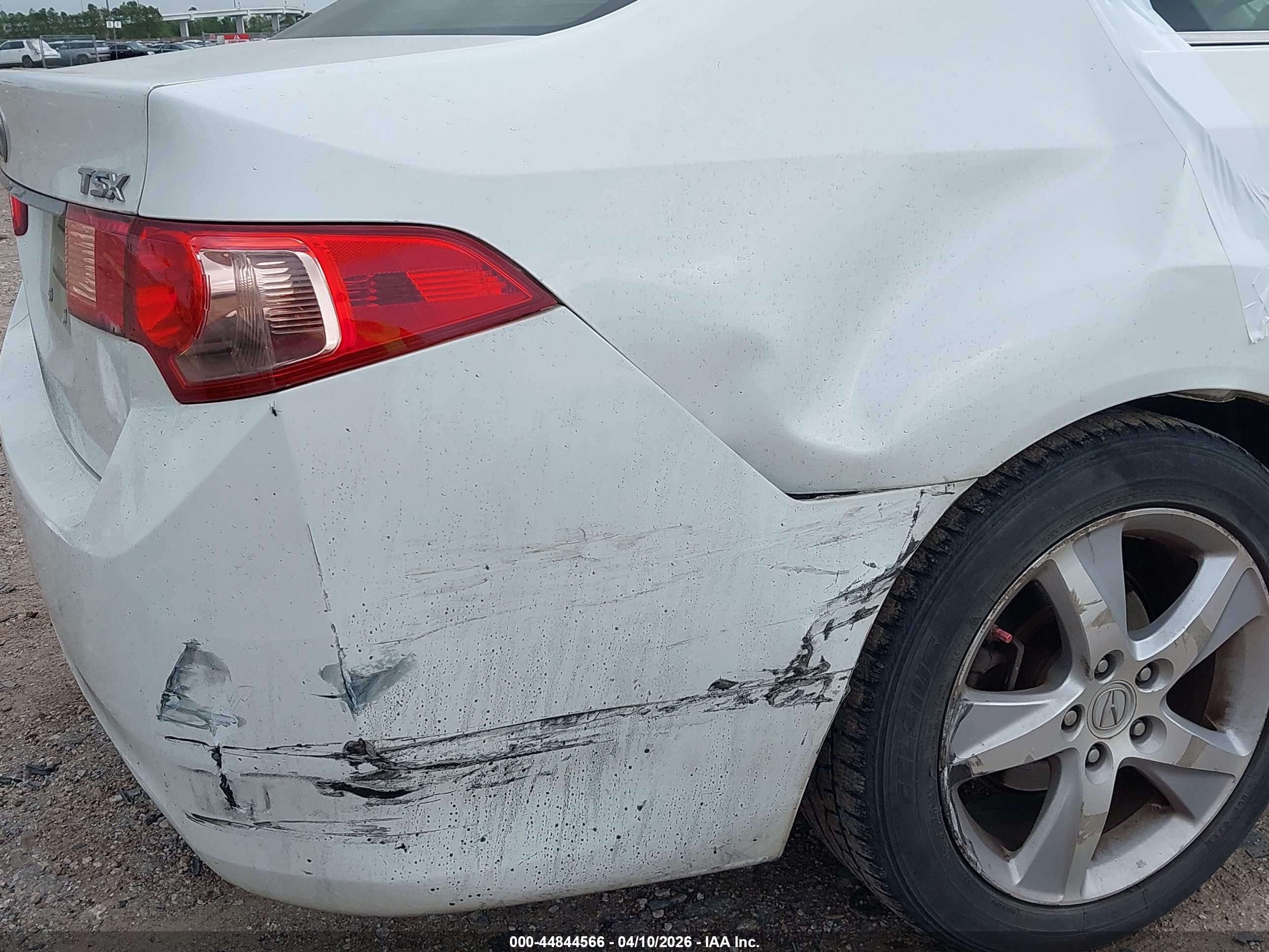 2012 Acura Tsx 2.4 White vin: JH4CU2F66CC017914