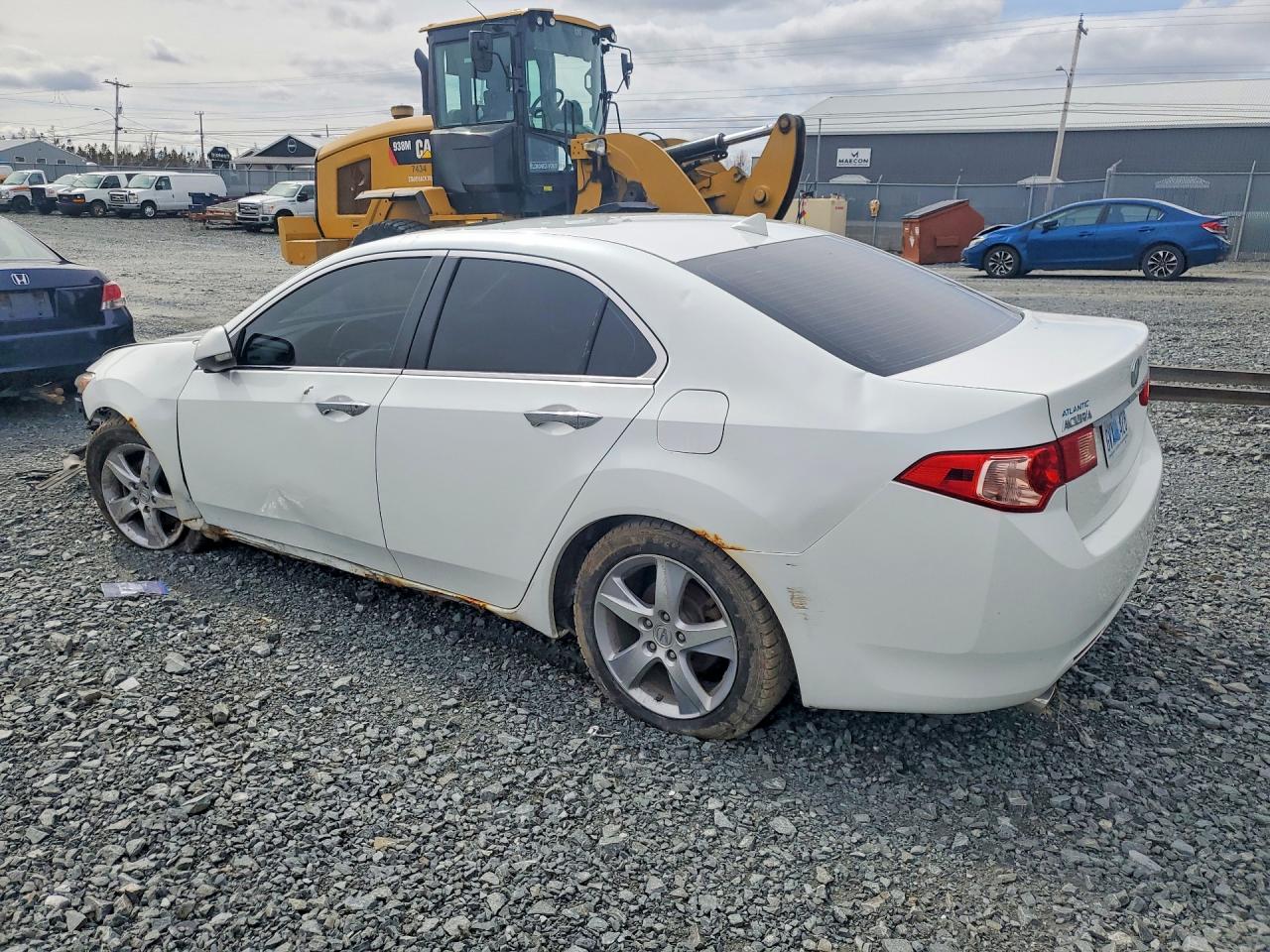 2012 Acura Tsx Tech White vin: JH4CU2F66CC800540